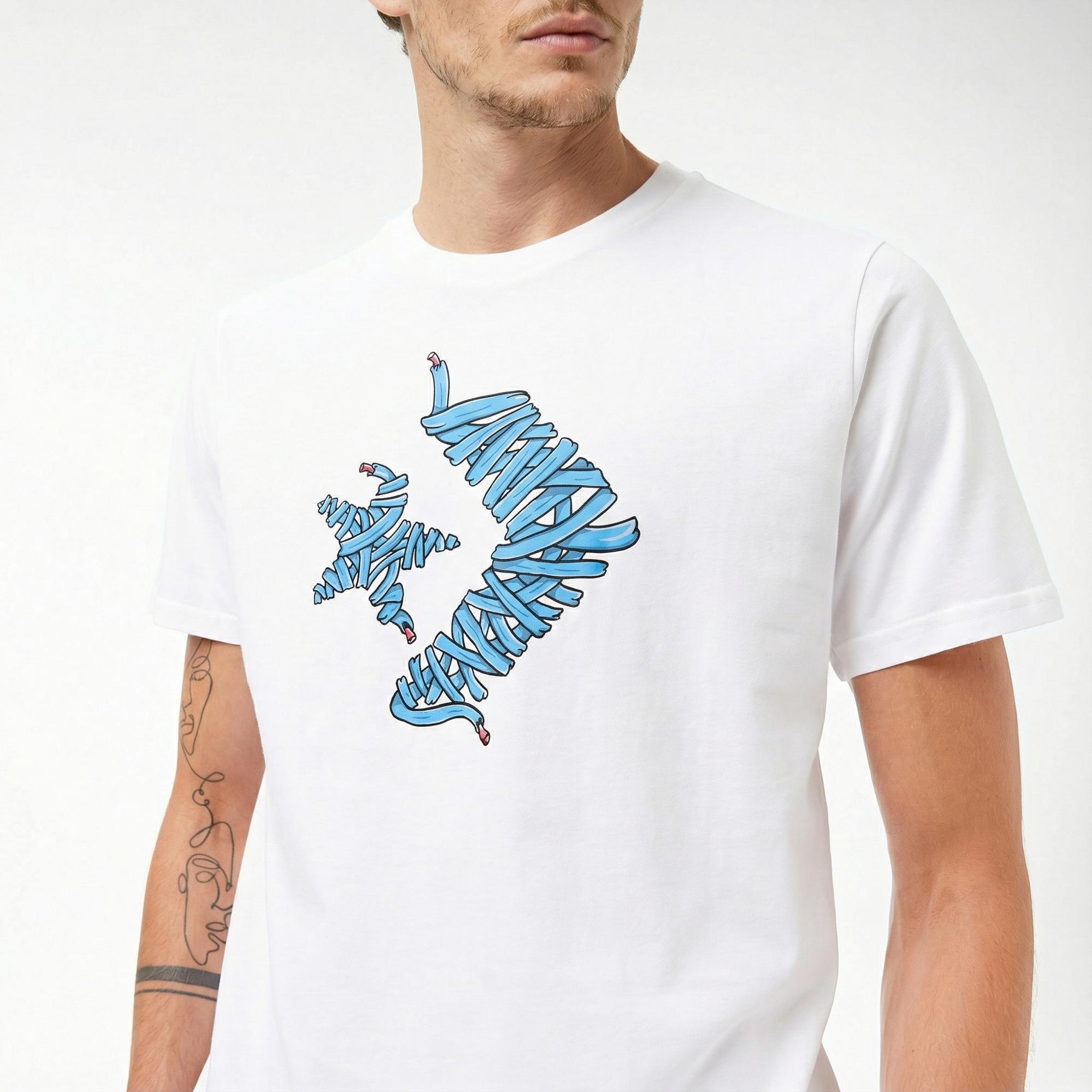 Converse Erkek Beyaz T-Shirt