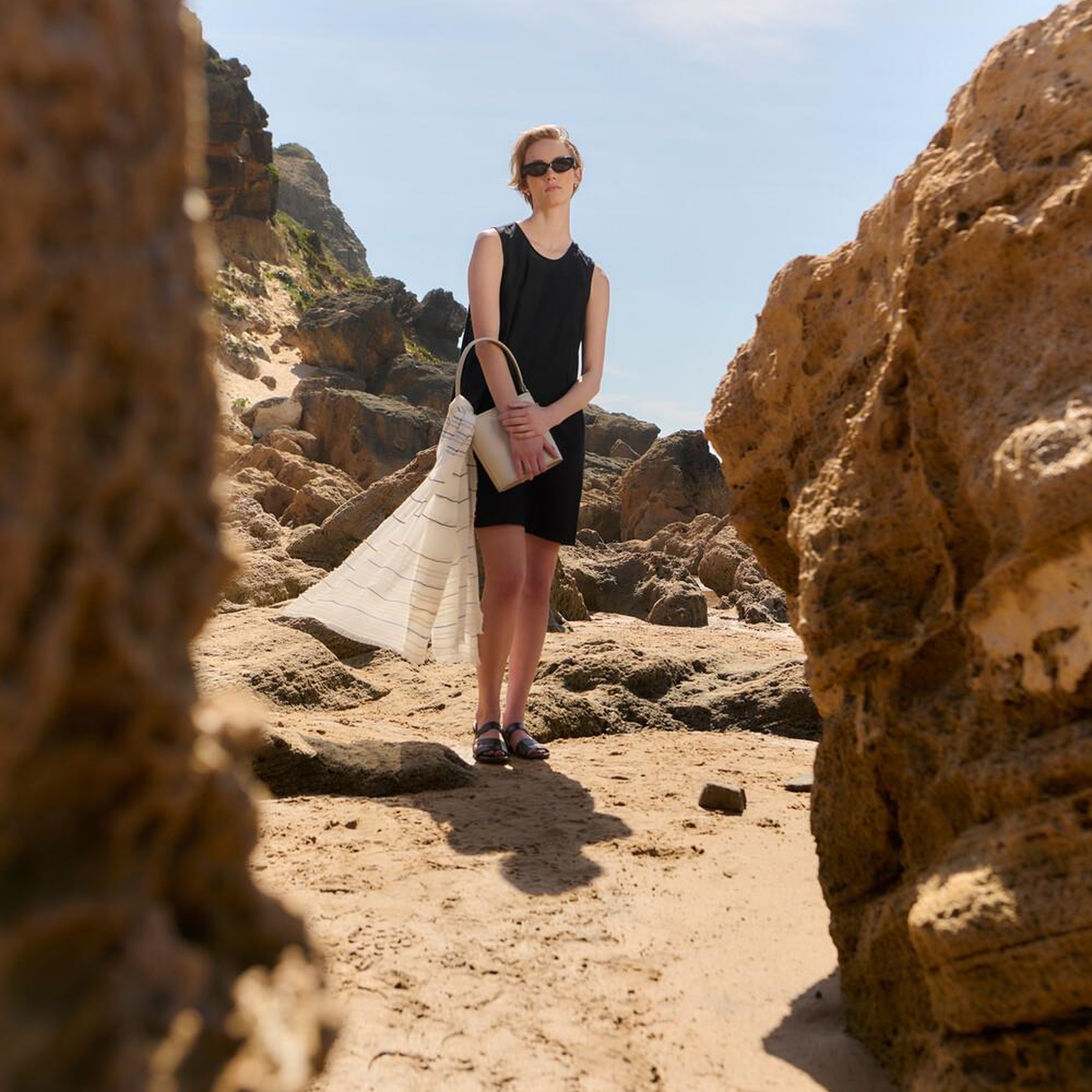 Barbour Erica Çizgili Şal