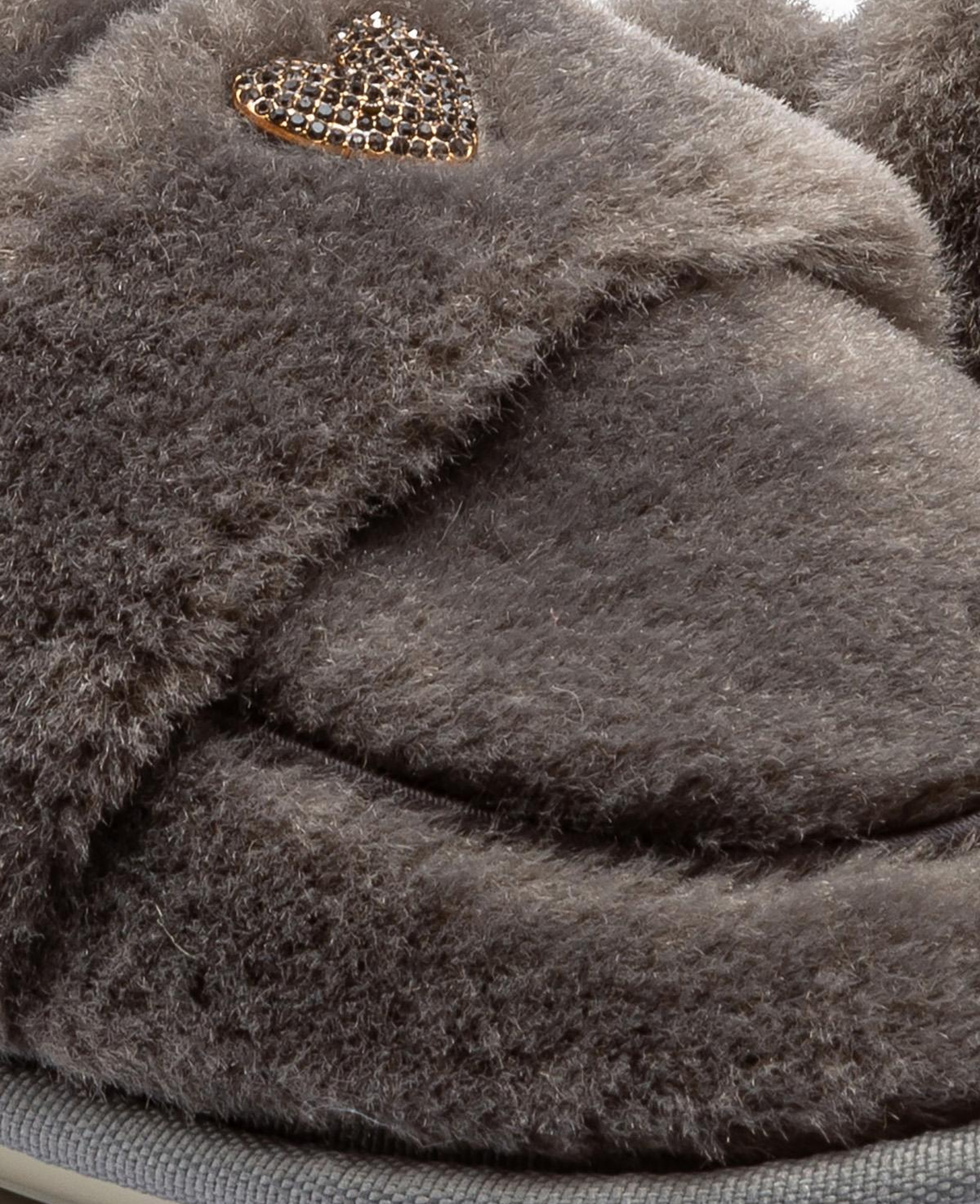 Mammy Peluş Kadın Ev Terliği Gri 37/41