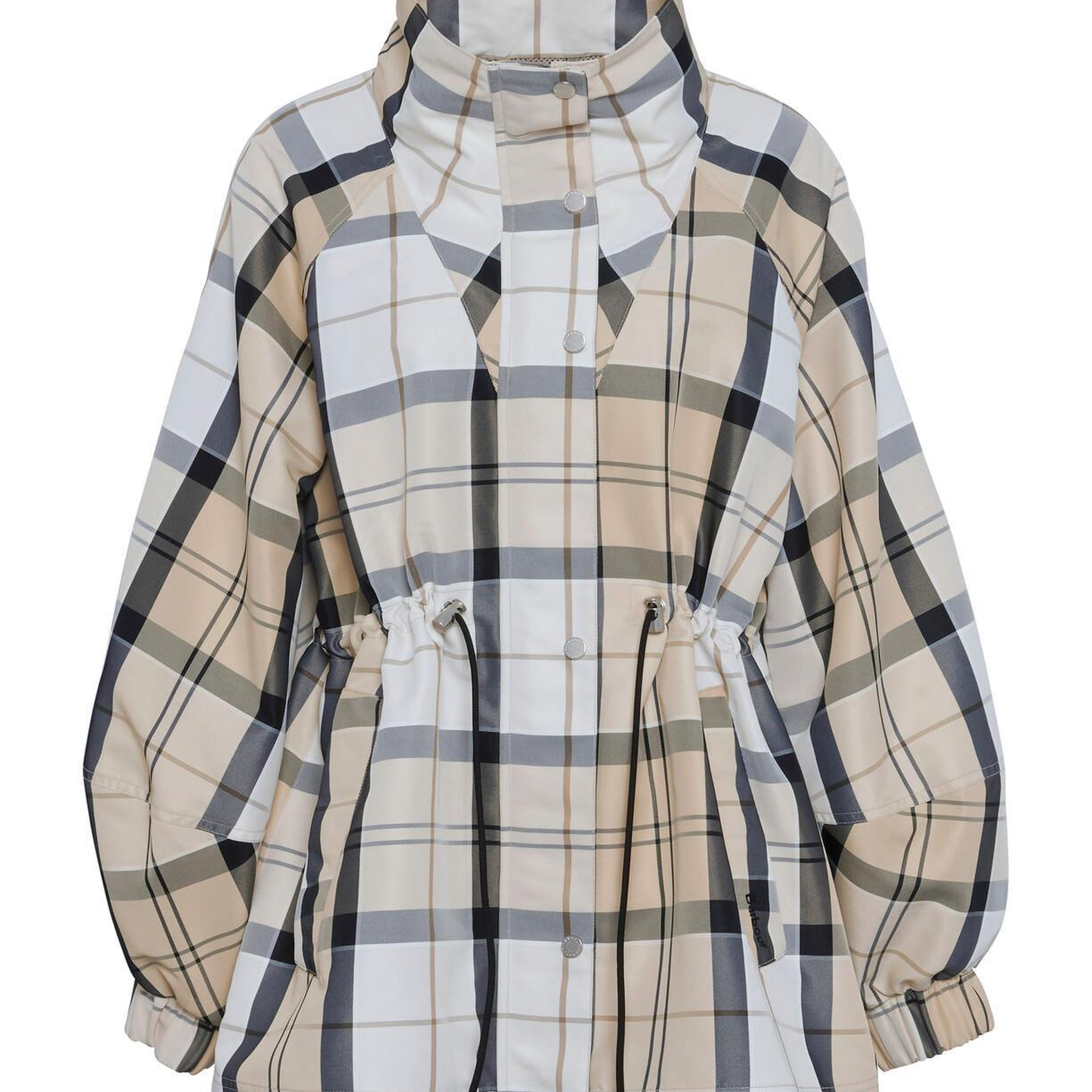 Barbour Suri Checked Showerproof Ceket