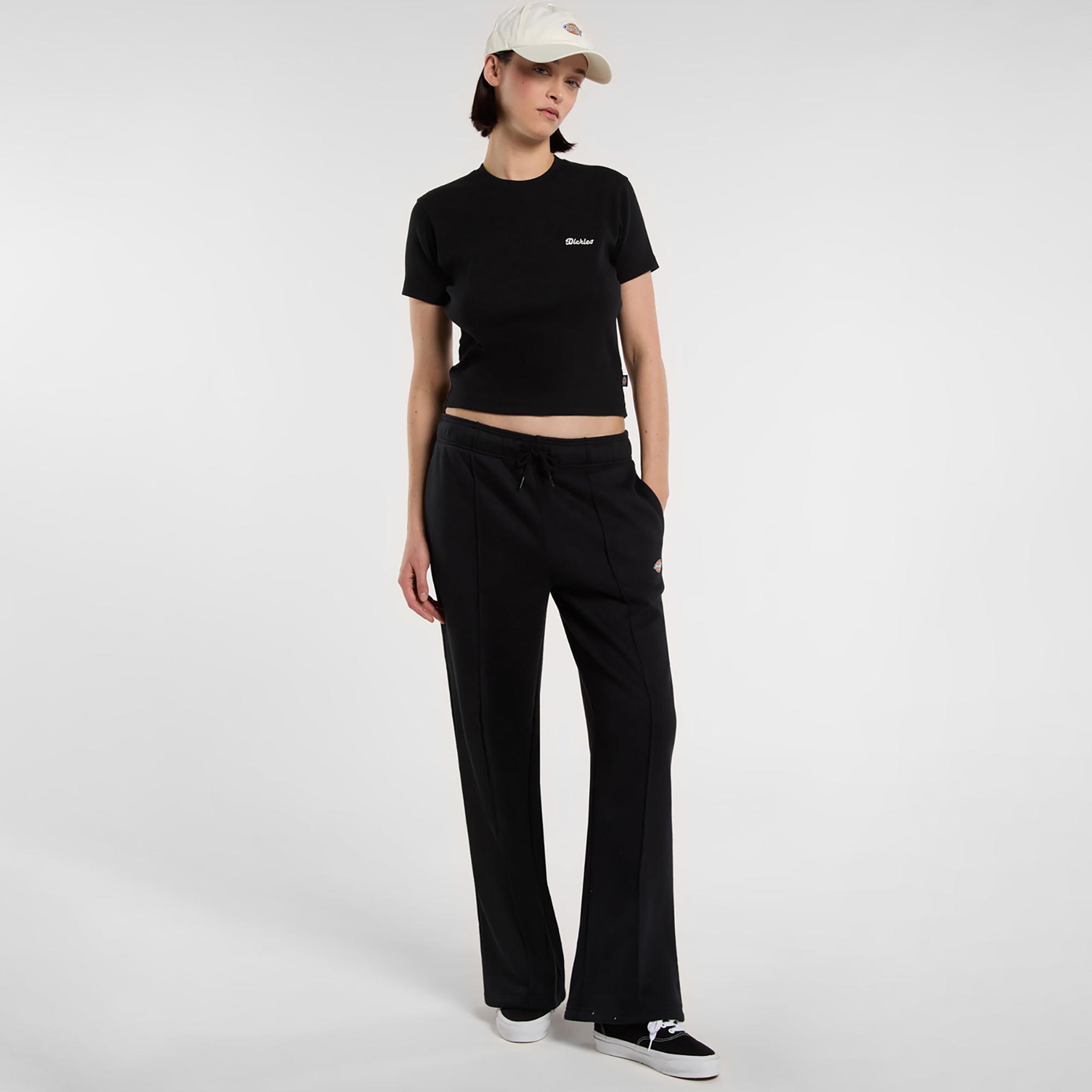 Dickies Mapleton Straight Kadın Siyah Pantolon