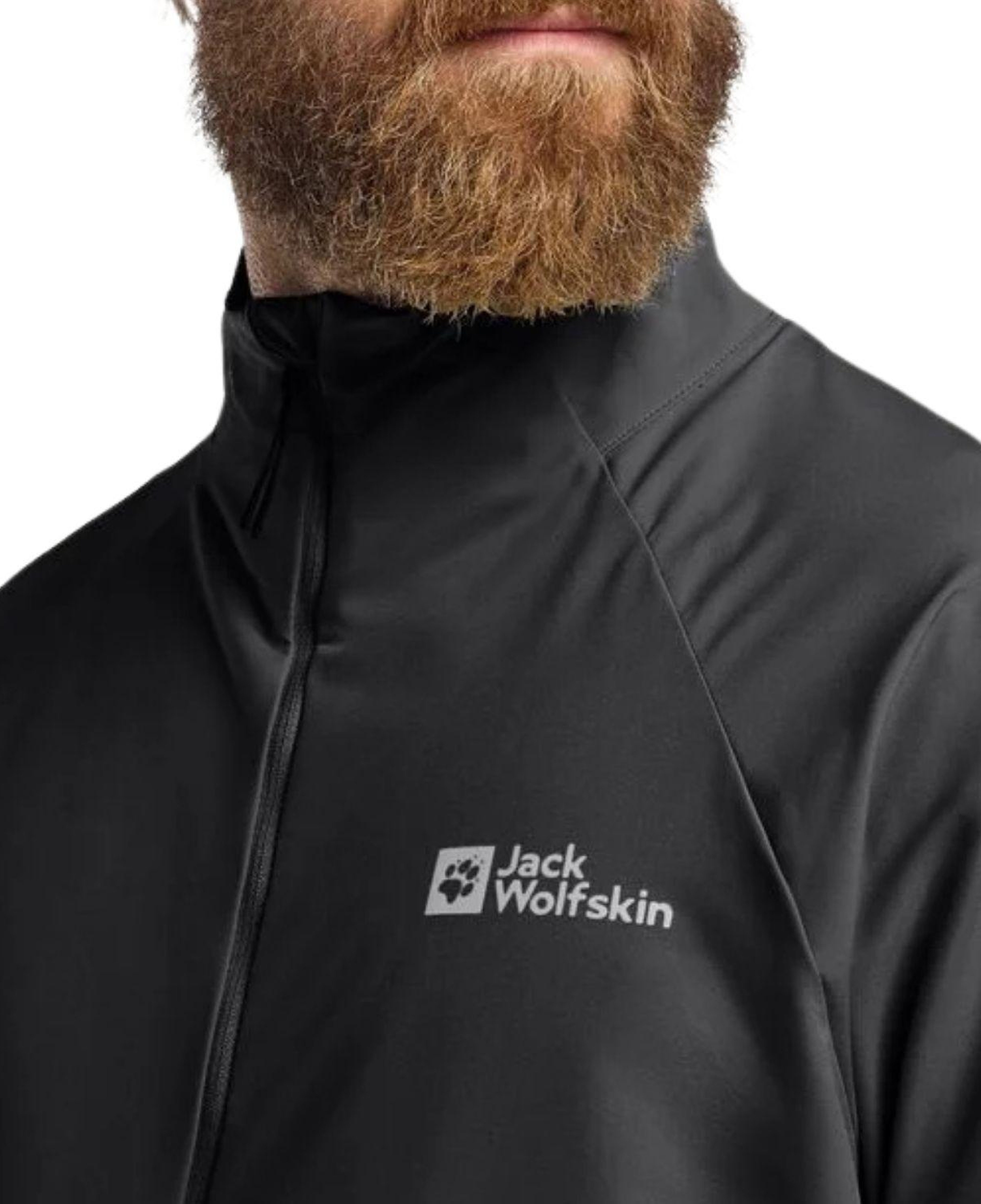 Jack Wolfskin Prelight Stride Erkek Siyah Outdoor Ceketi