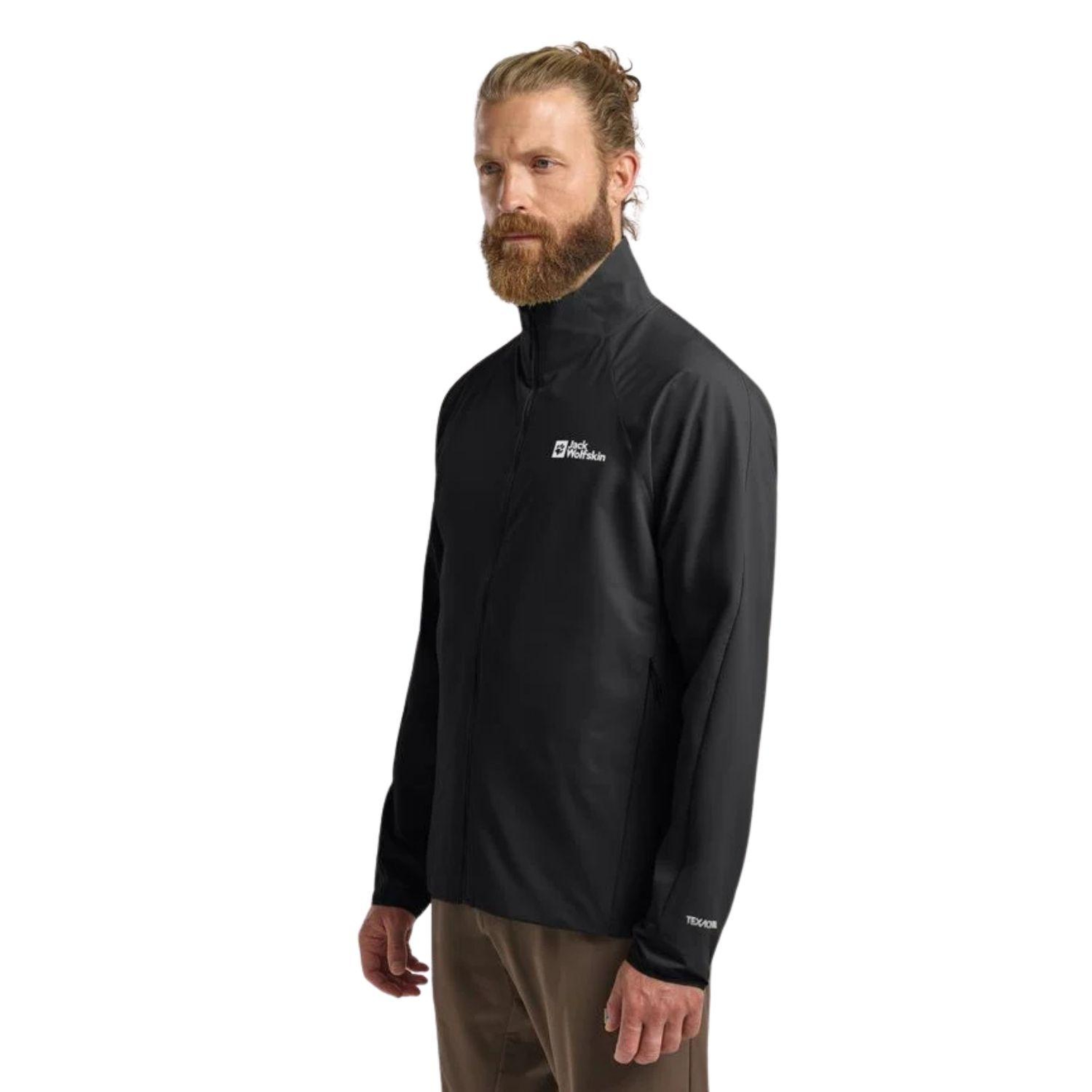 Jack Wolfskin Prelight Stride Erkek Siyah Outdoor Ceketi