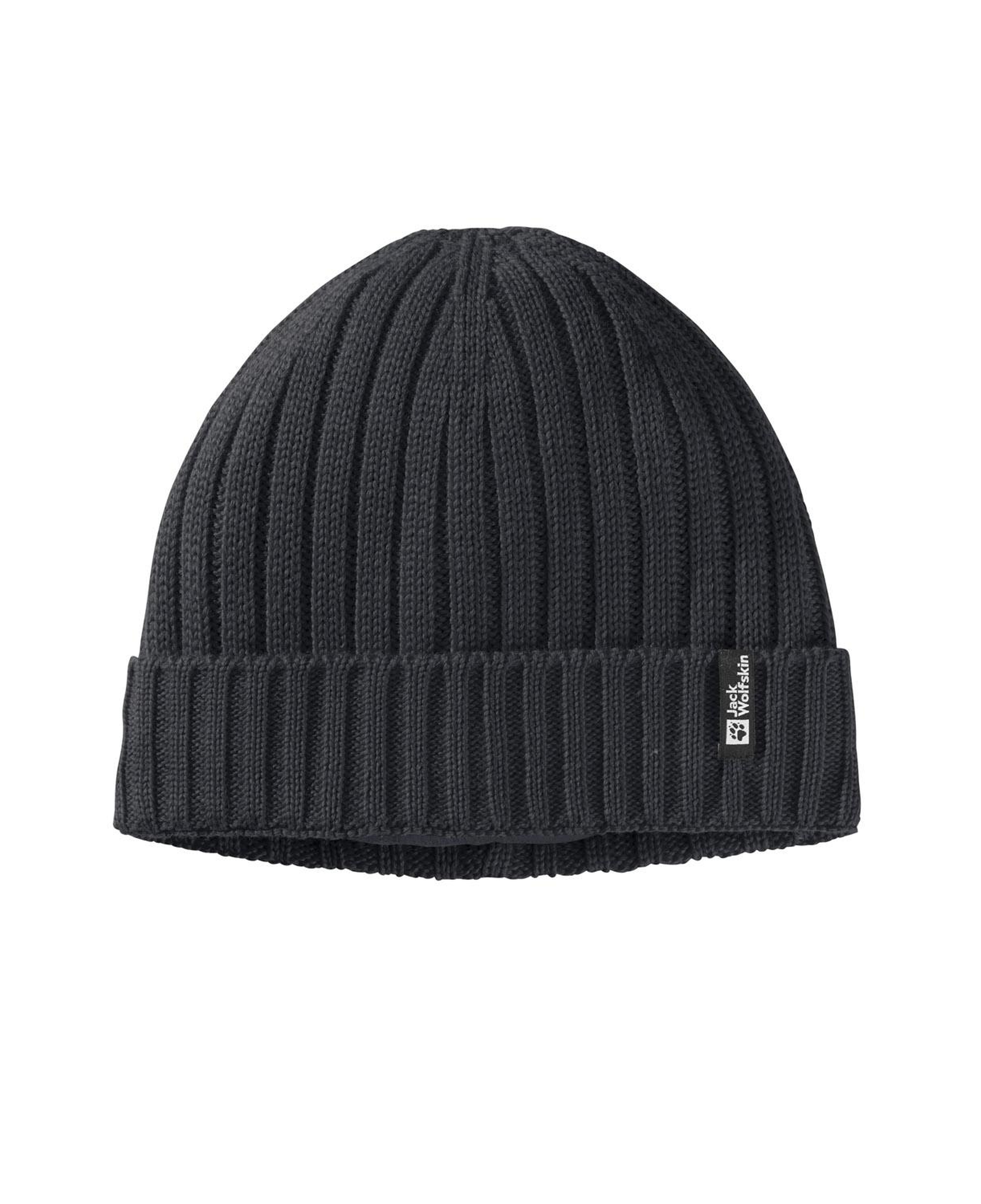 Jack Wolfskin Rib Knit Beanie Unisex Siyah Bere