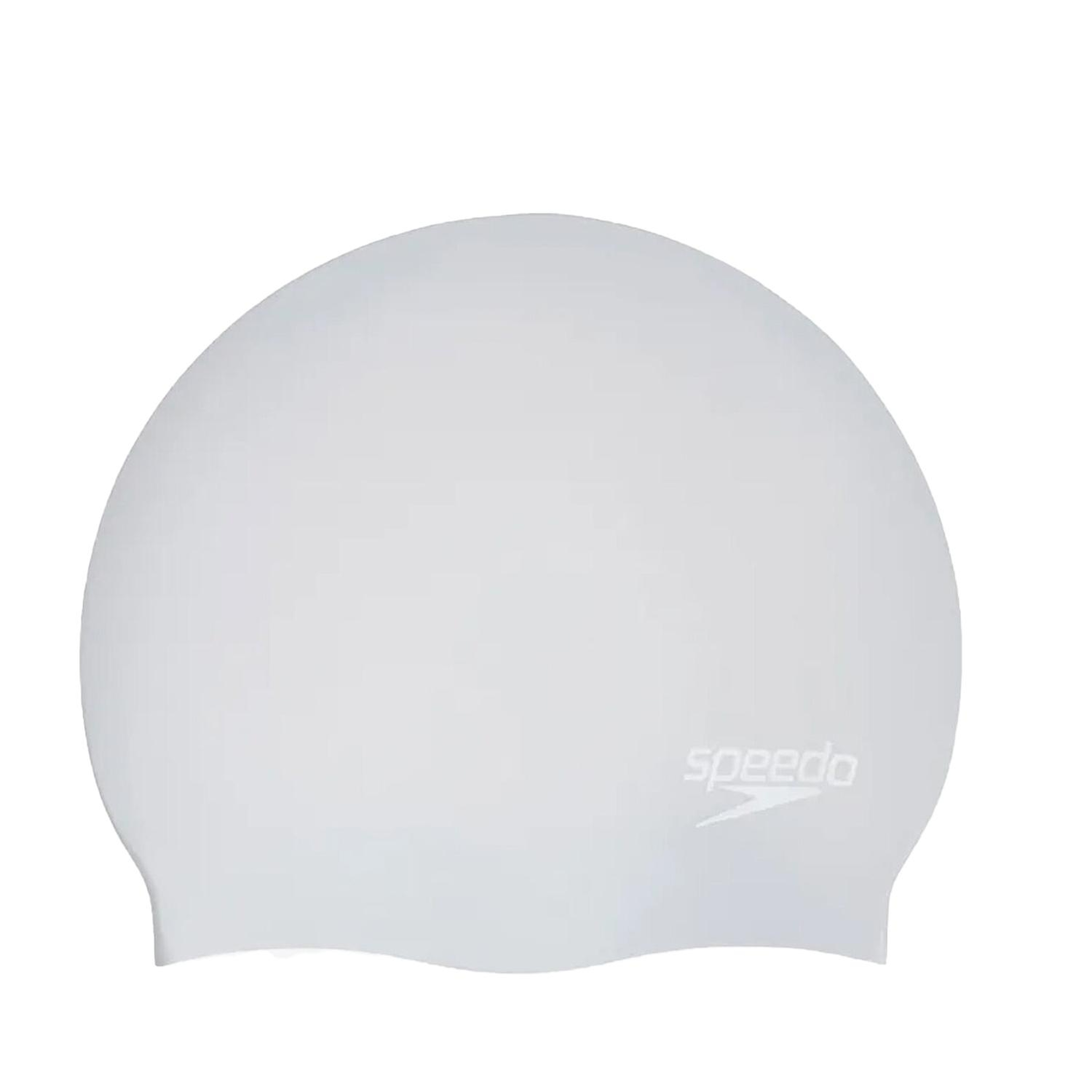 Speedo Long Hair Cap Au Silver/white Unisex Yüzücü Bonesi