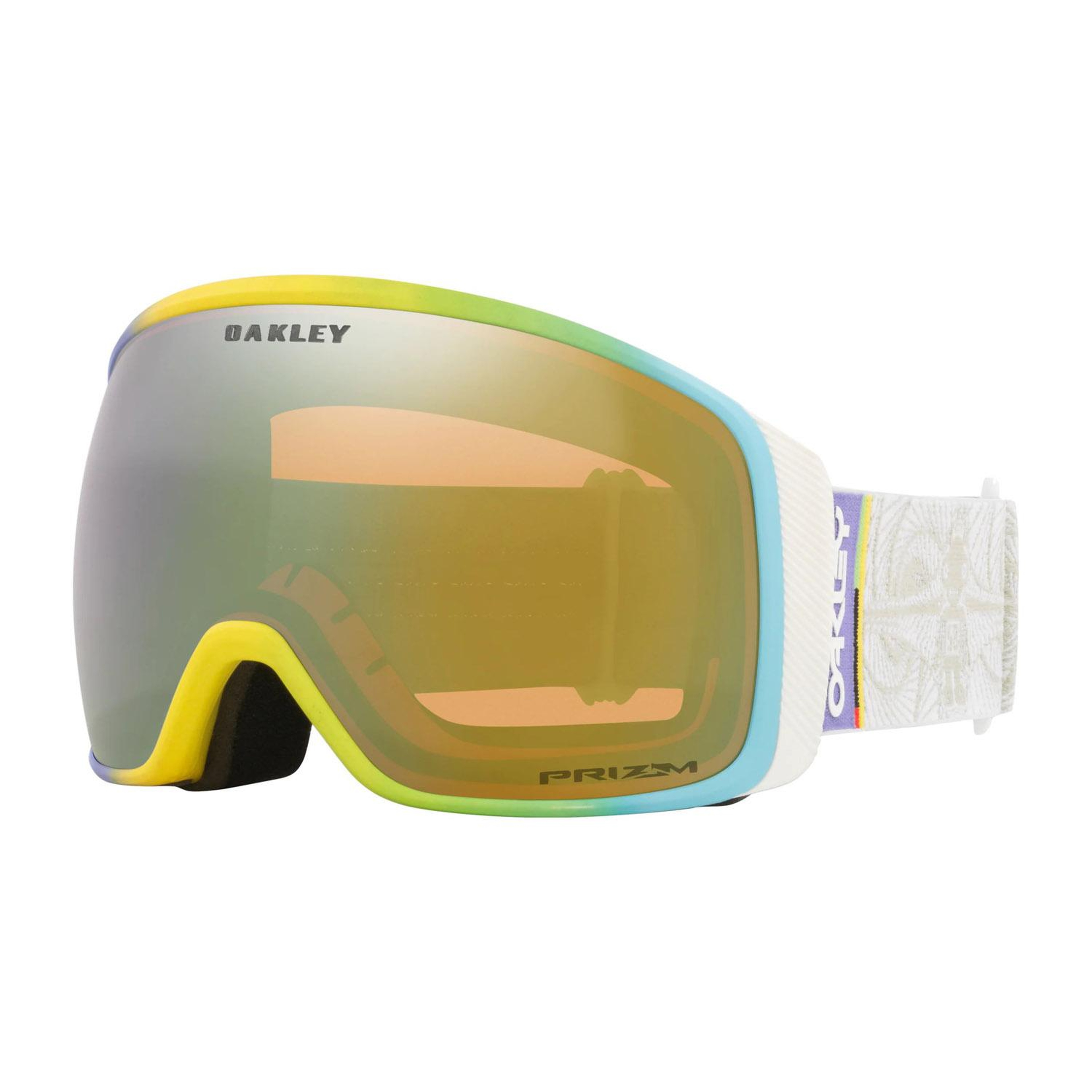 Oakley Unisex Goggle Flight Tracker Beyaz / Prizm Sage Gold