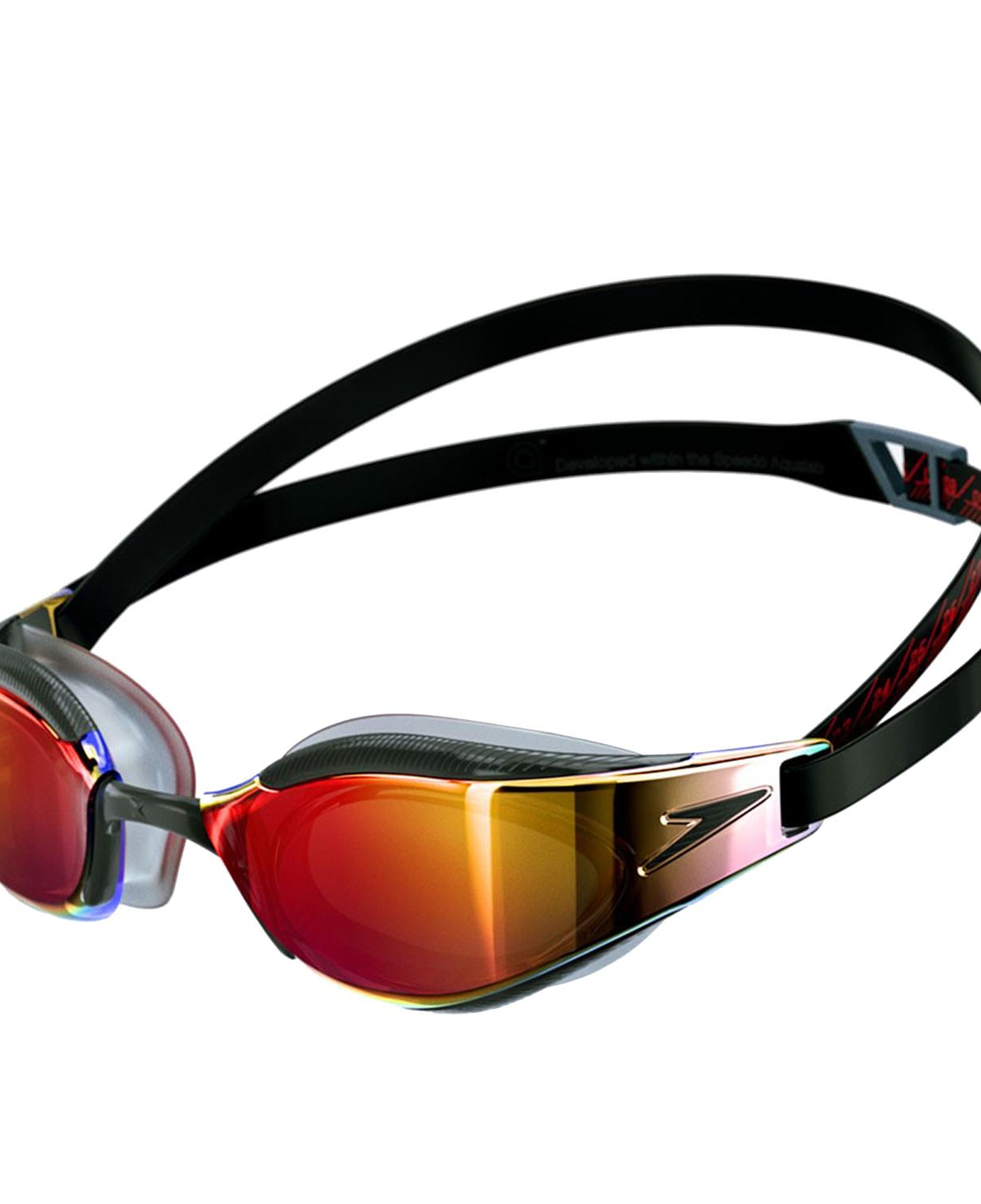 Speedo Fastskin Hyper Elite Mir Au Blk/gold Unisex Siyah Yüzücü Gözlüğü