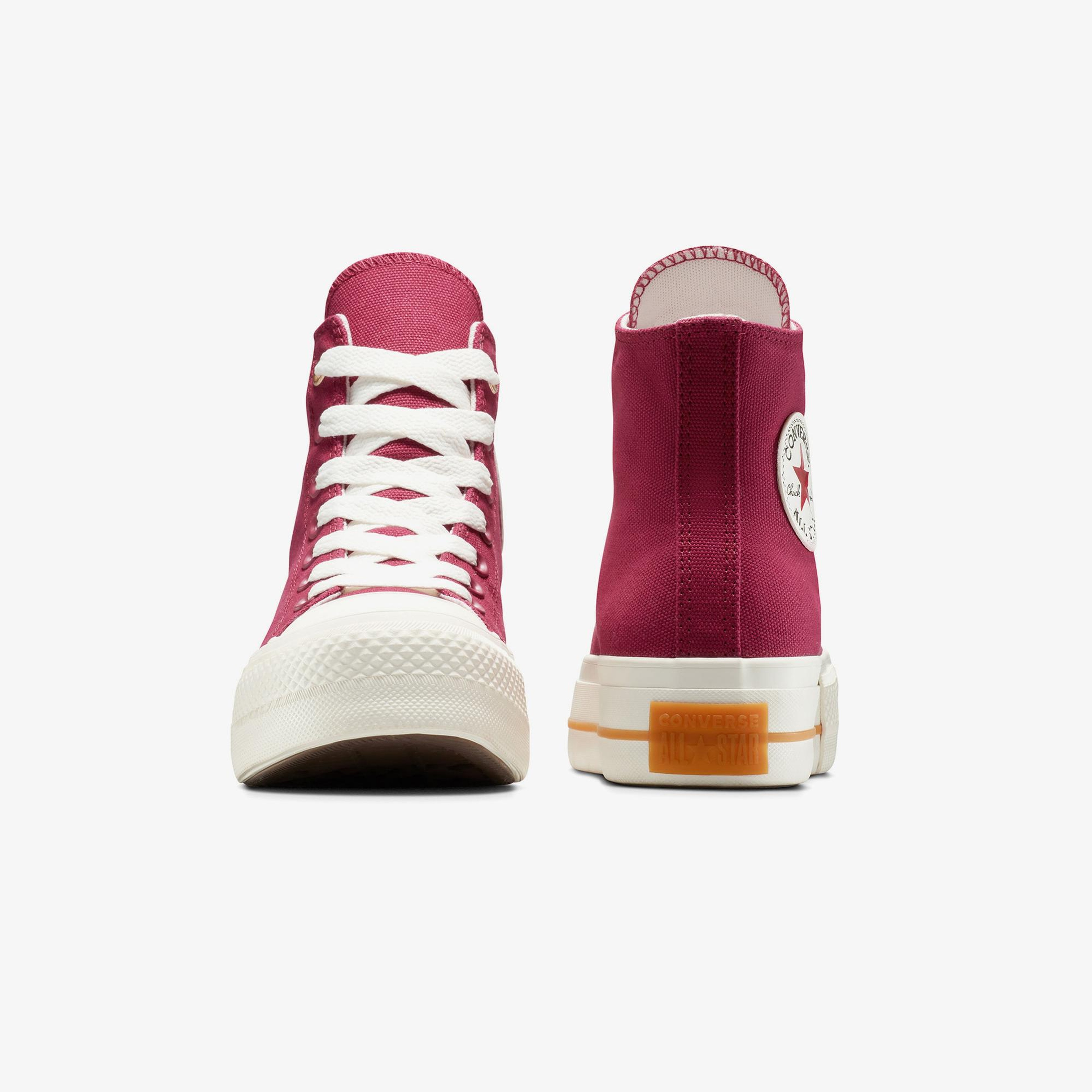 Converse Chuck Taylor All Star Lift Platform Kadın Bordo Sneaker