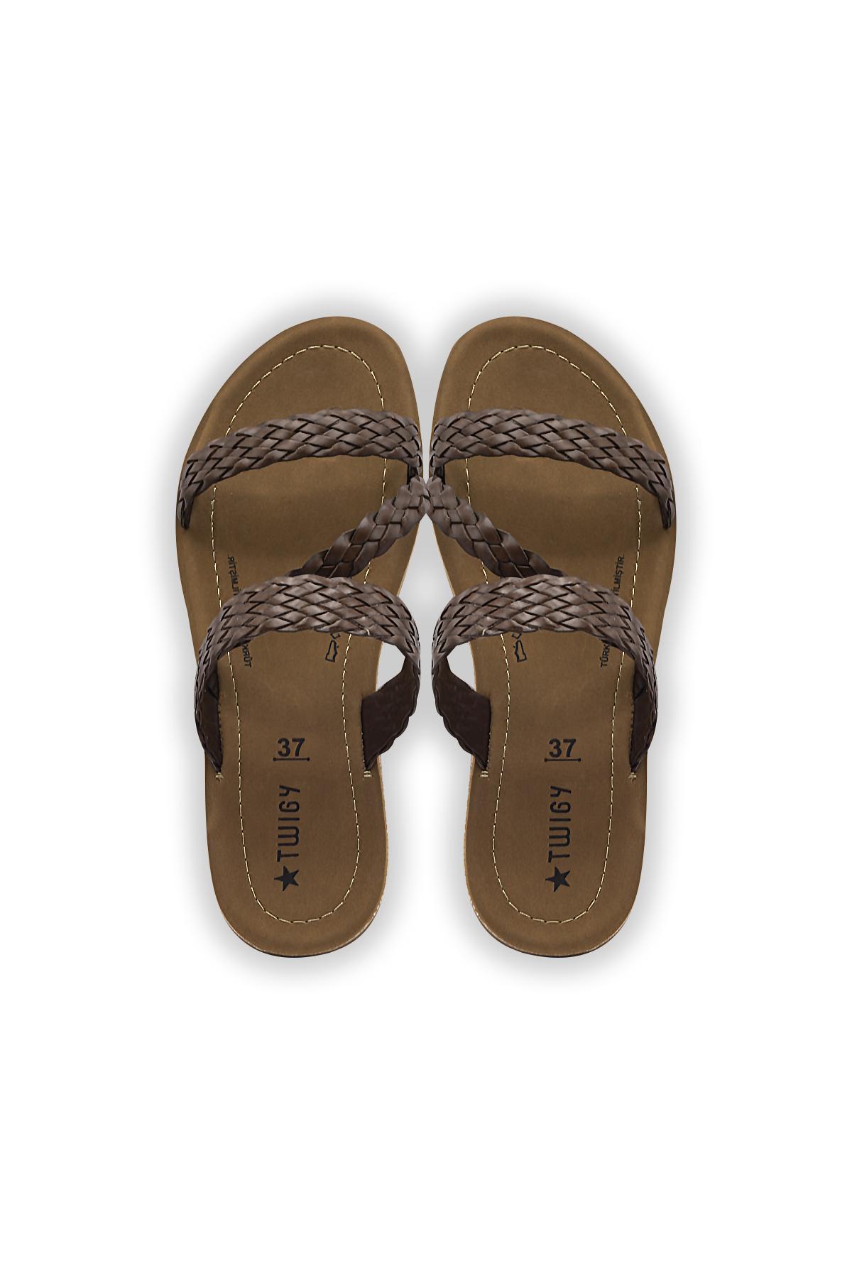 Hope Kadın Terlik Kahverengi 36/40