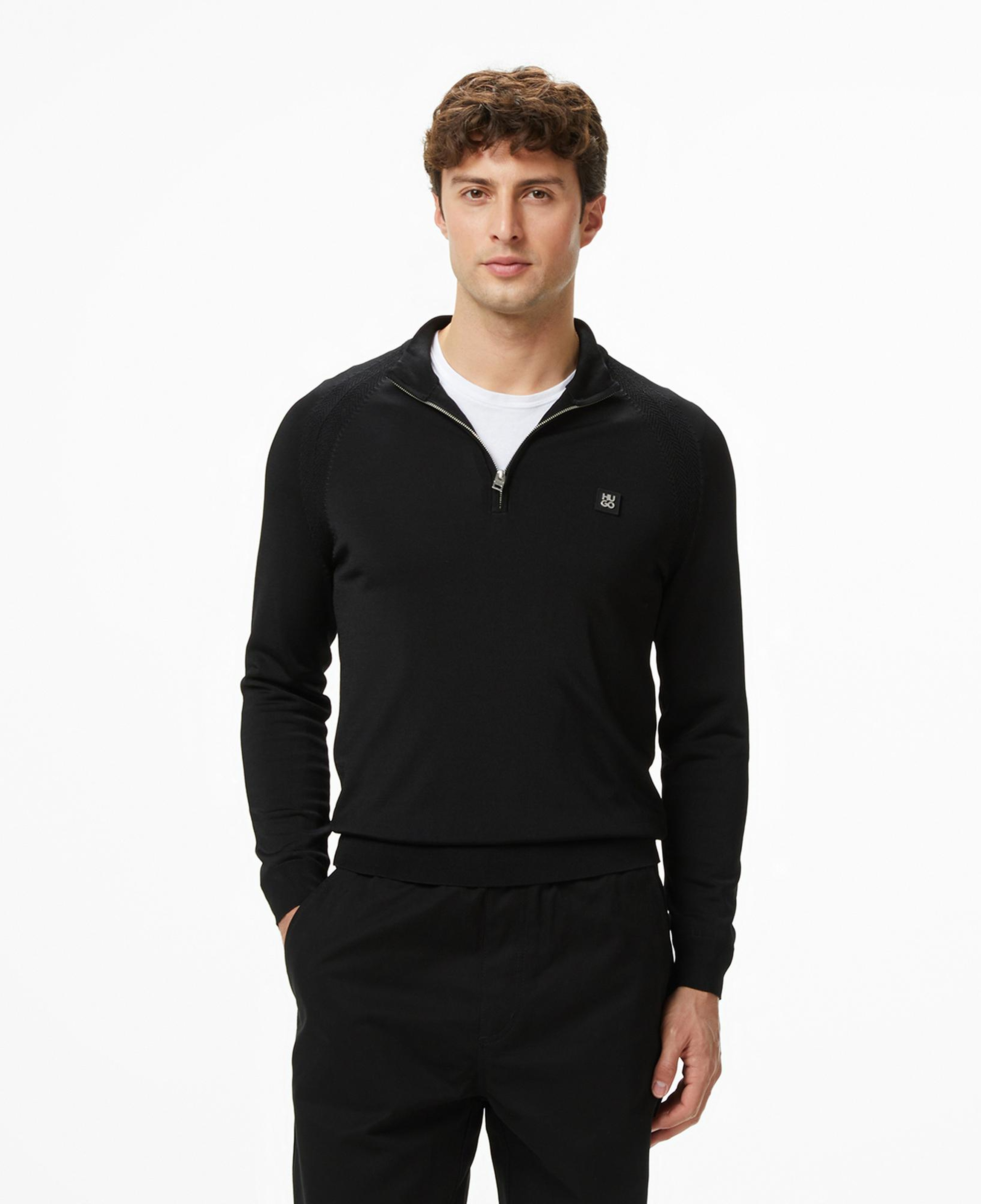 Hugo Sayford Erkek Siyah Triko