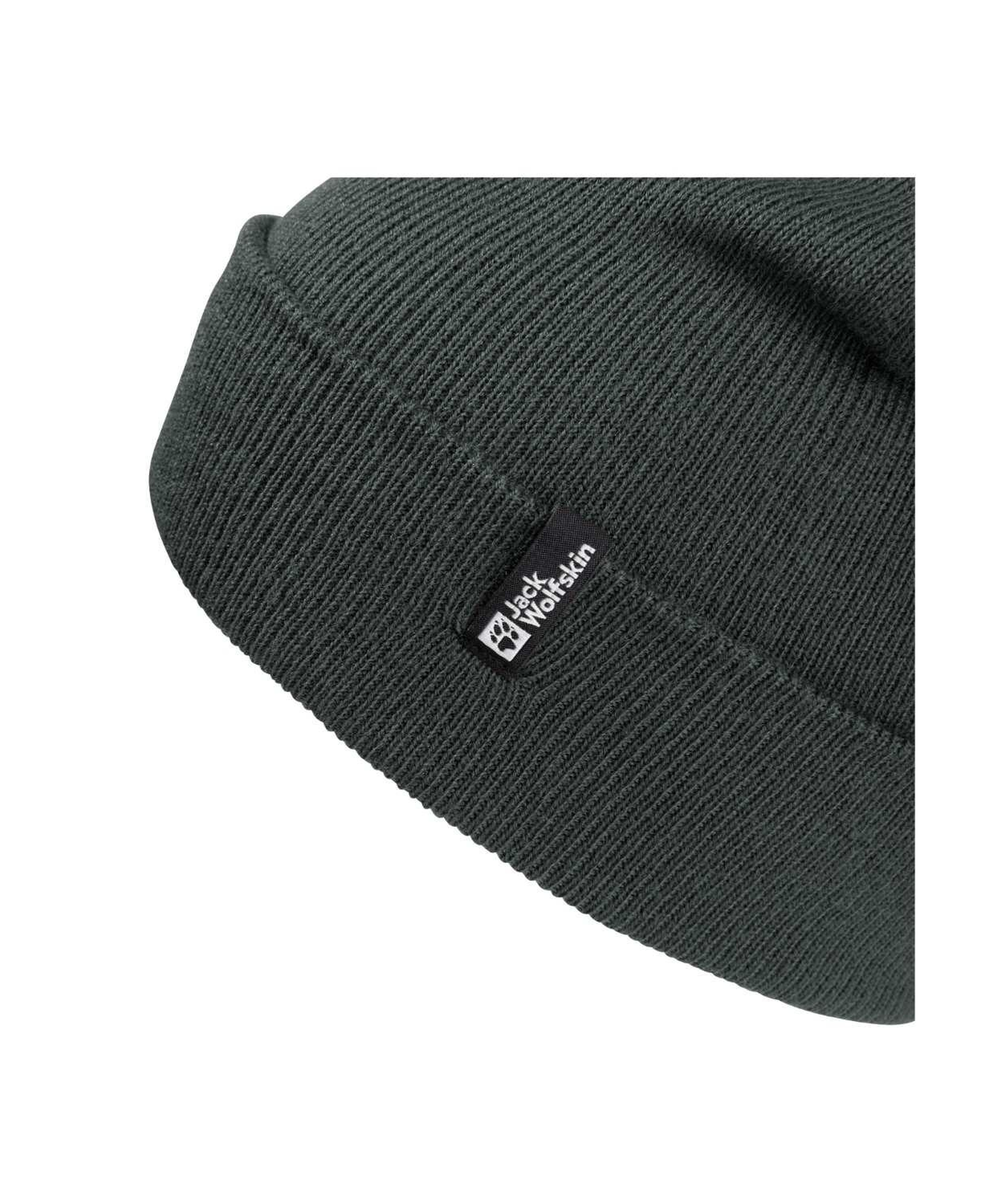 Jack Wolfskin Rib Beanie Unisex Yeşil Bere