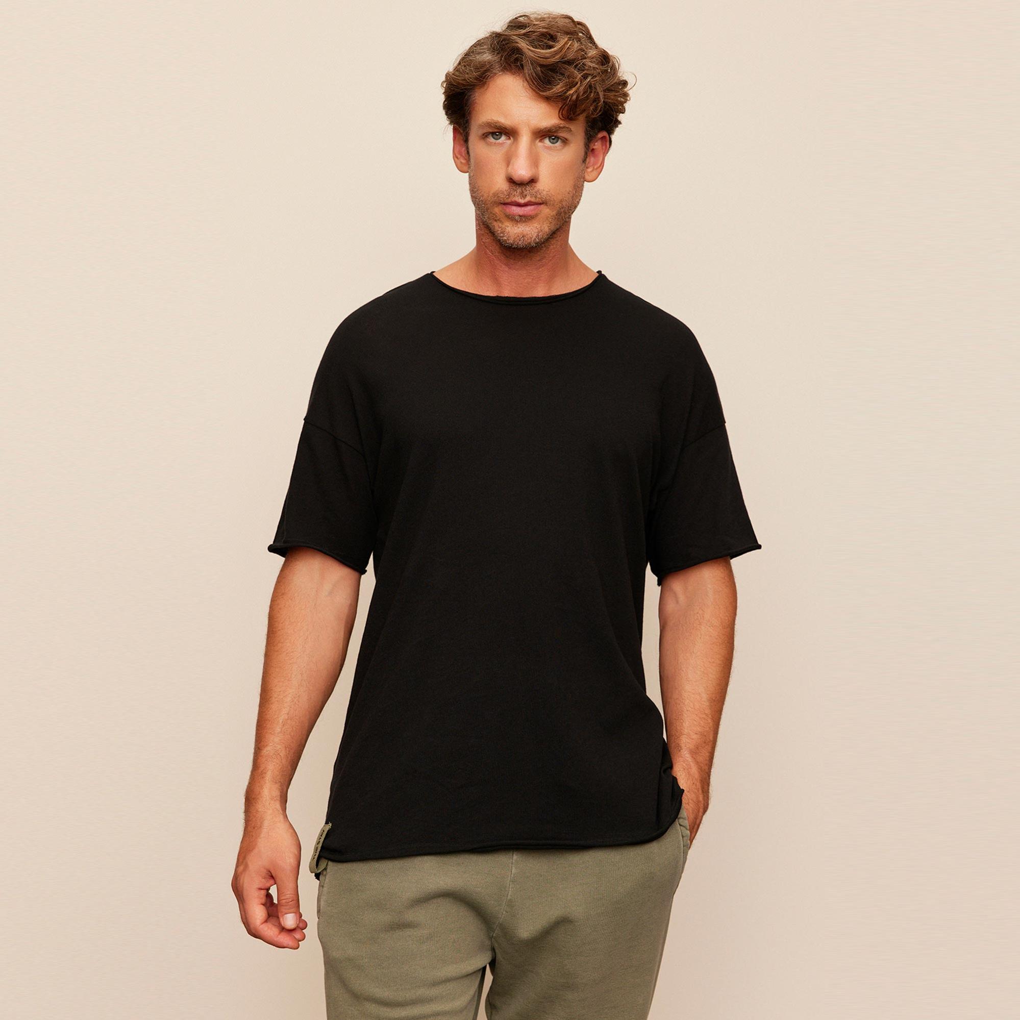 The Stay Line Lonzo Erkek Siyah T-Shirt