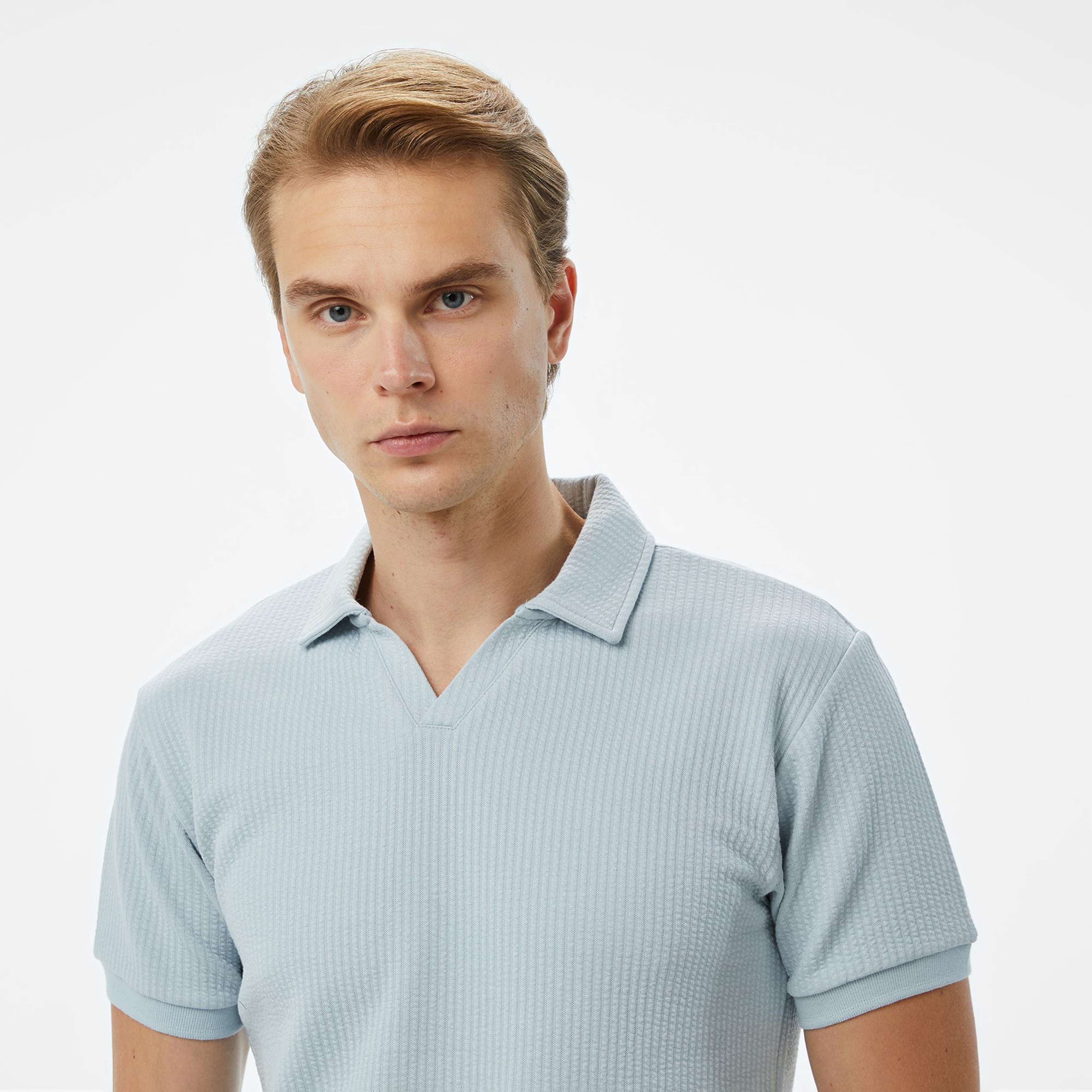 Nautica Erkek Mavi Classic Fit Polo