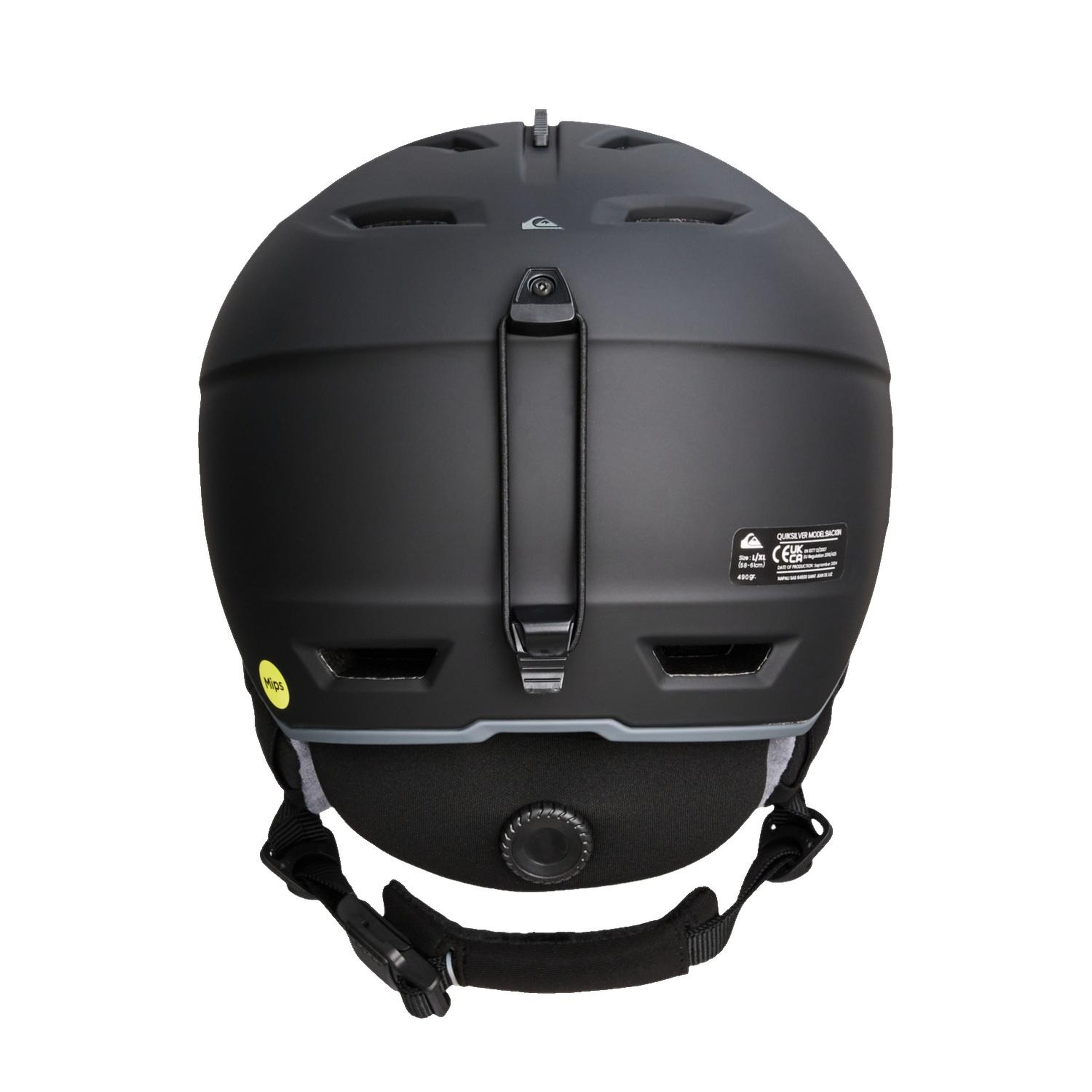 Quiksilver Backin Mips Erkek Siyah Kask