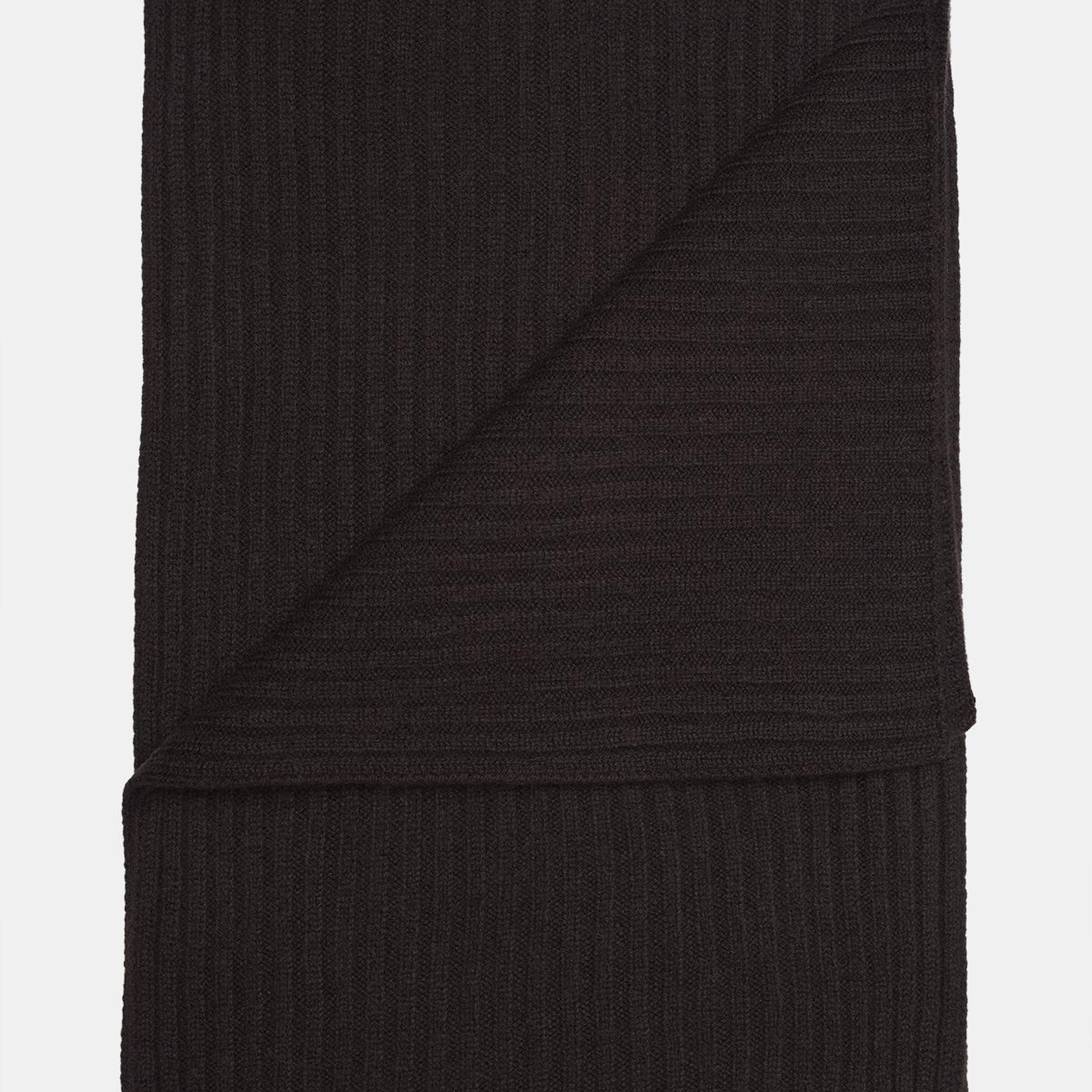 Erkek Bordo Yün Kaşkol