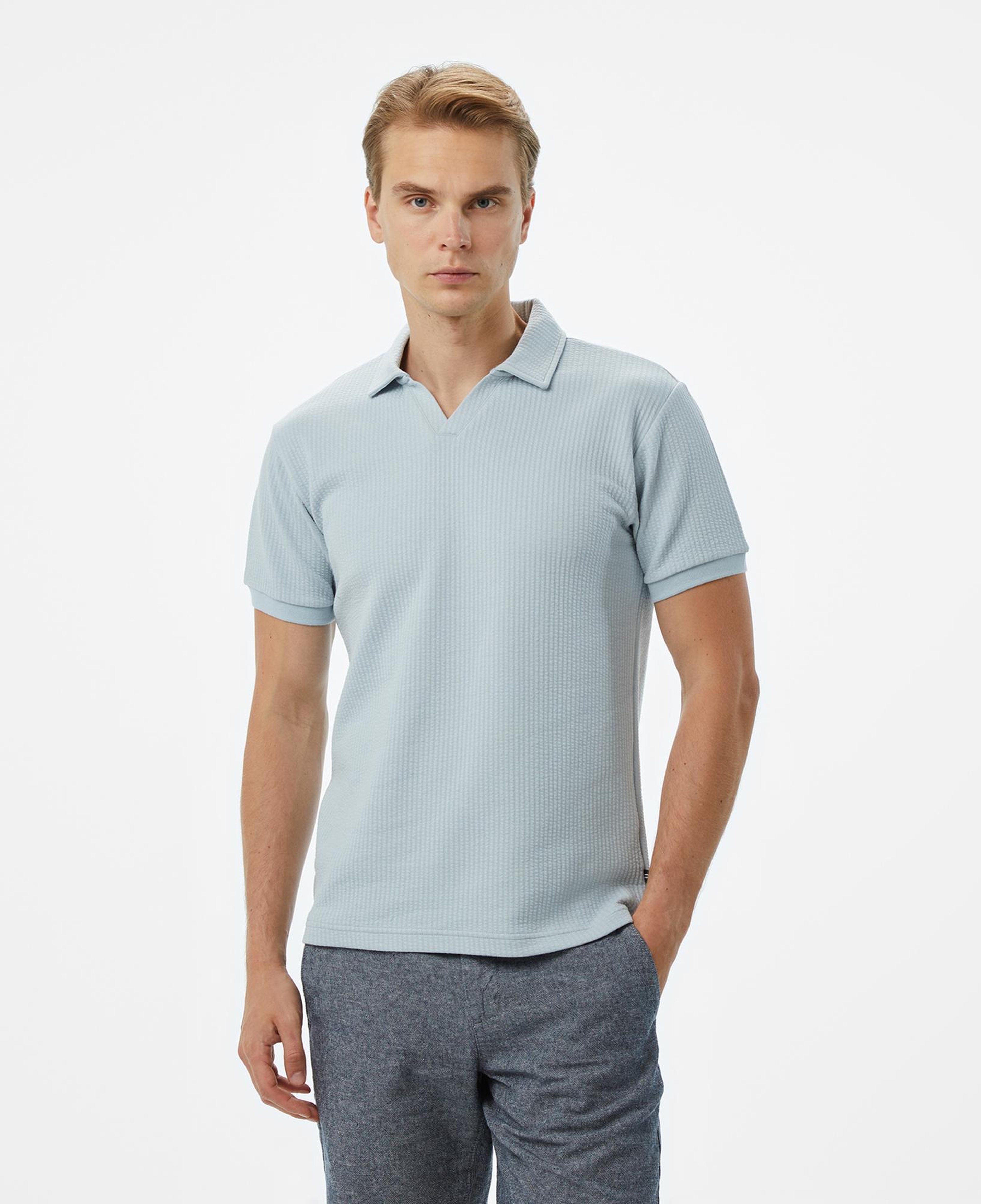 Nautica Erkek Mavi Classic Fit Polo