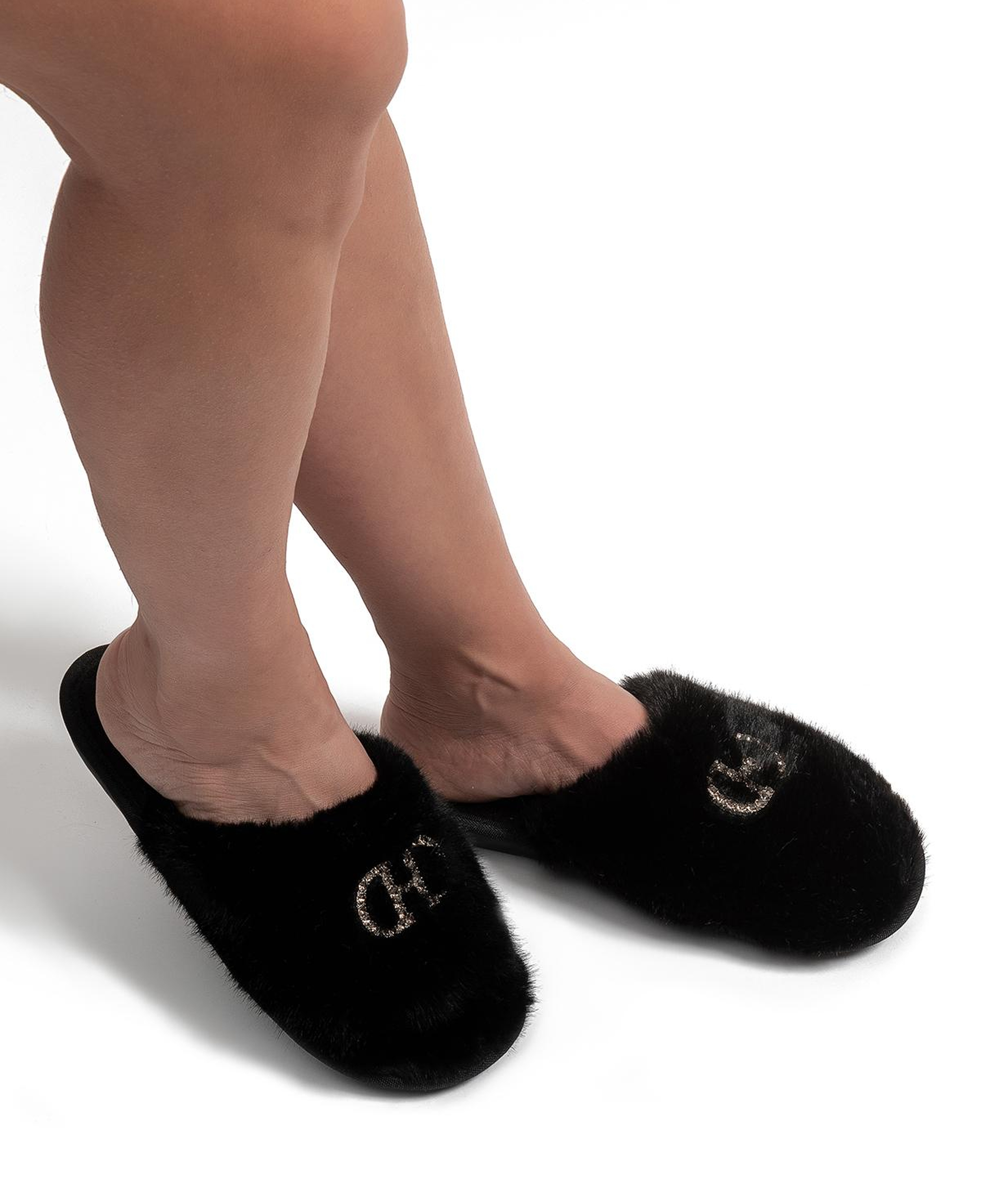 Alda Kadın Peluş Ev Terliği Siyah 36/40