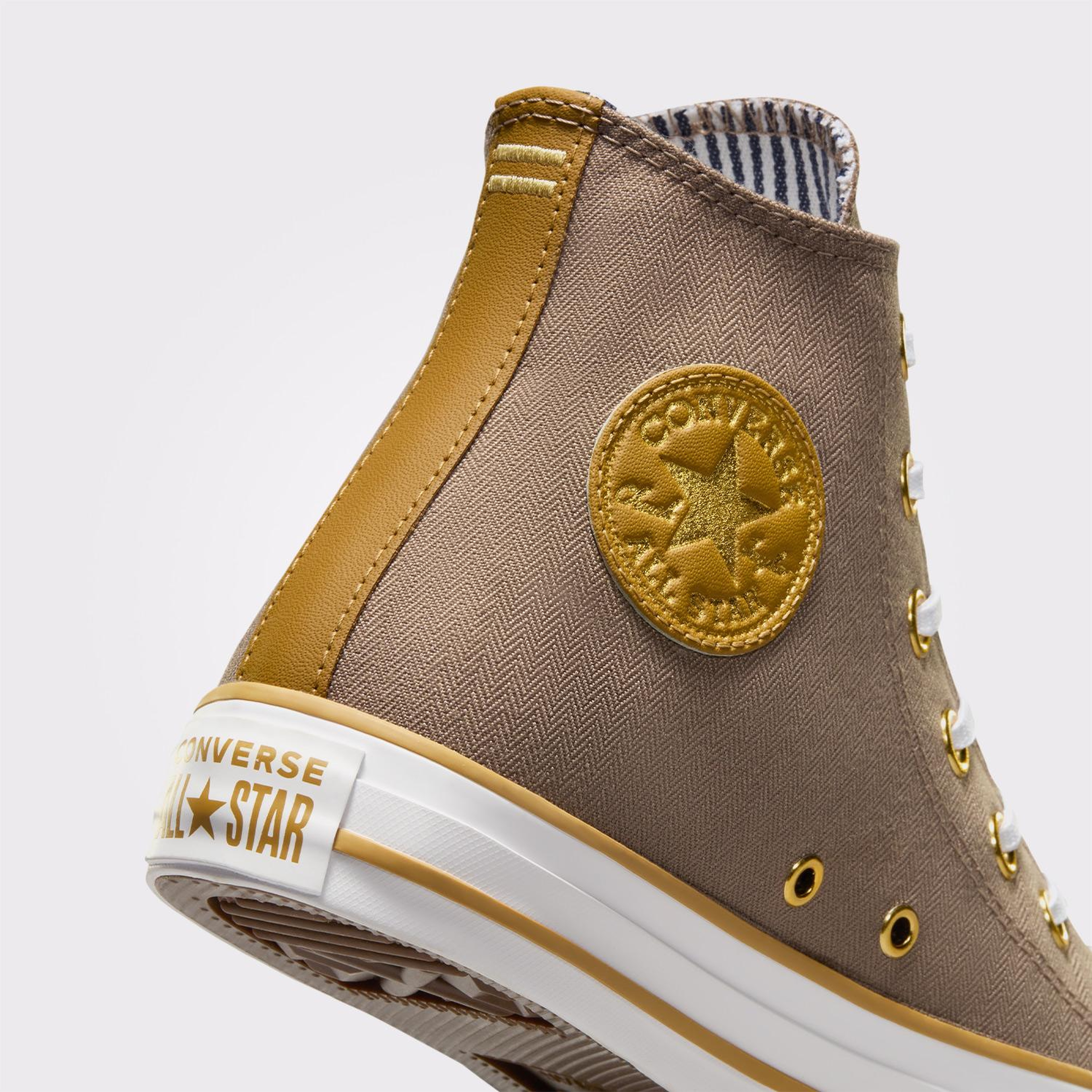 Converse Chuck Taylor All Star Herringbone Stripe Kadın Kahverengi/Bej Sneaker