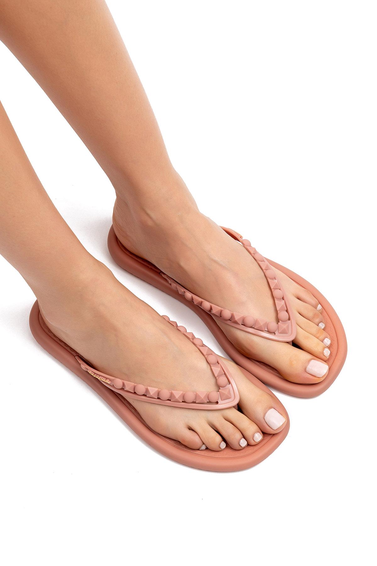 Meu Sol Ad Kadın Parmak Arası Terlik Pudra 35/42