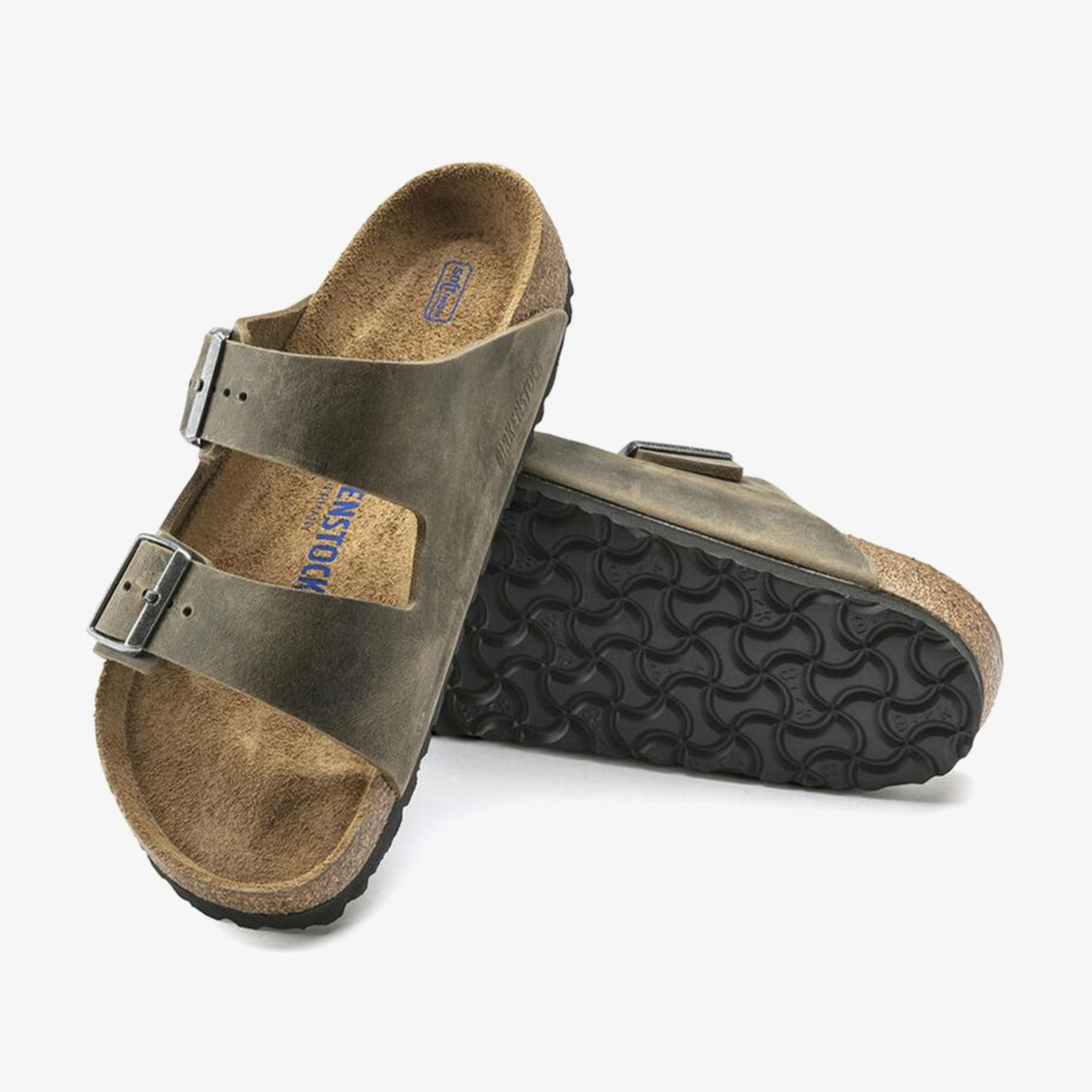 Birkenstock Arizona Sfb Leoi Erkek Haki Terlik