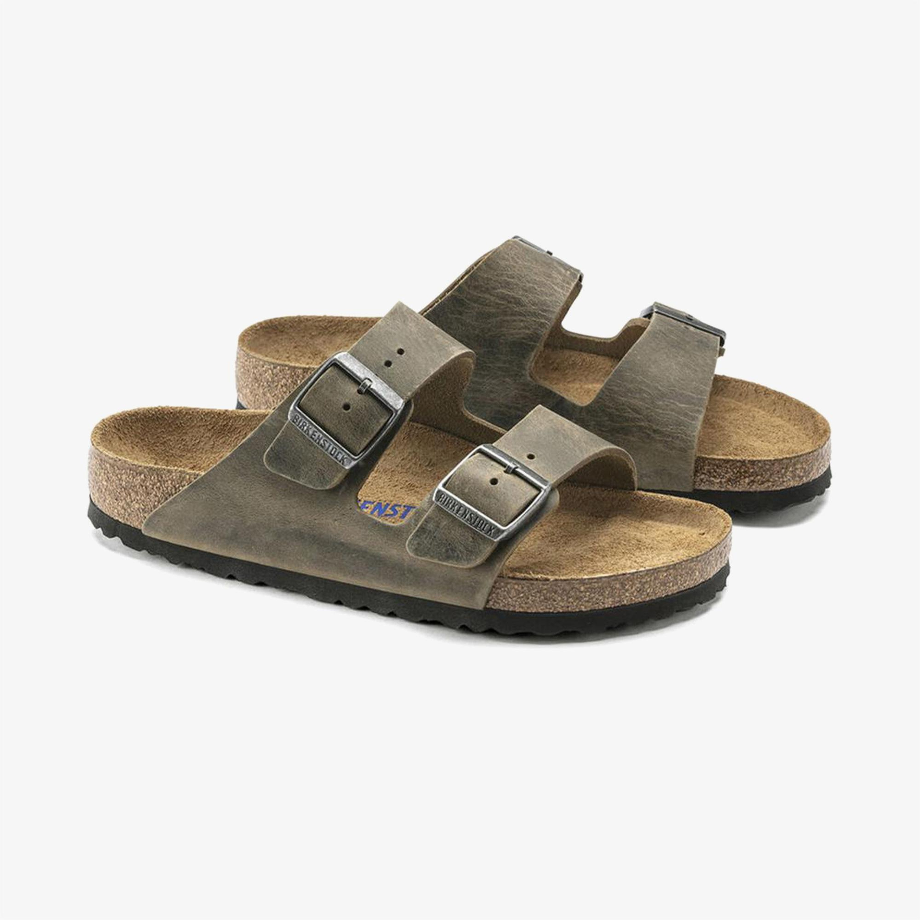 Birkenstock Arizona Sfb Leoi Erkek Haki Terlik