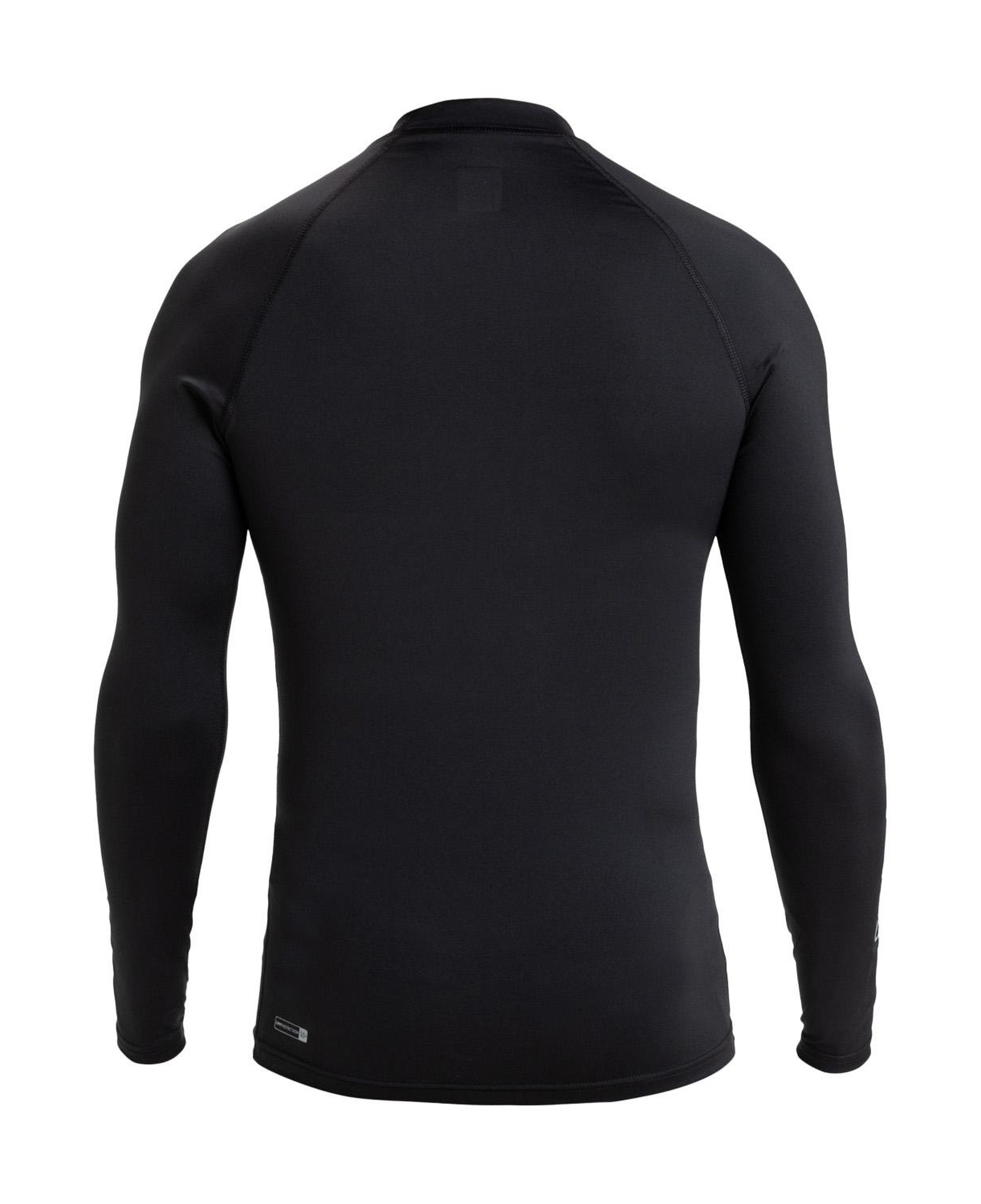 Quiksilver Everyday Upf50 Ls Erkek Siyah Likra