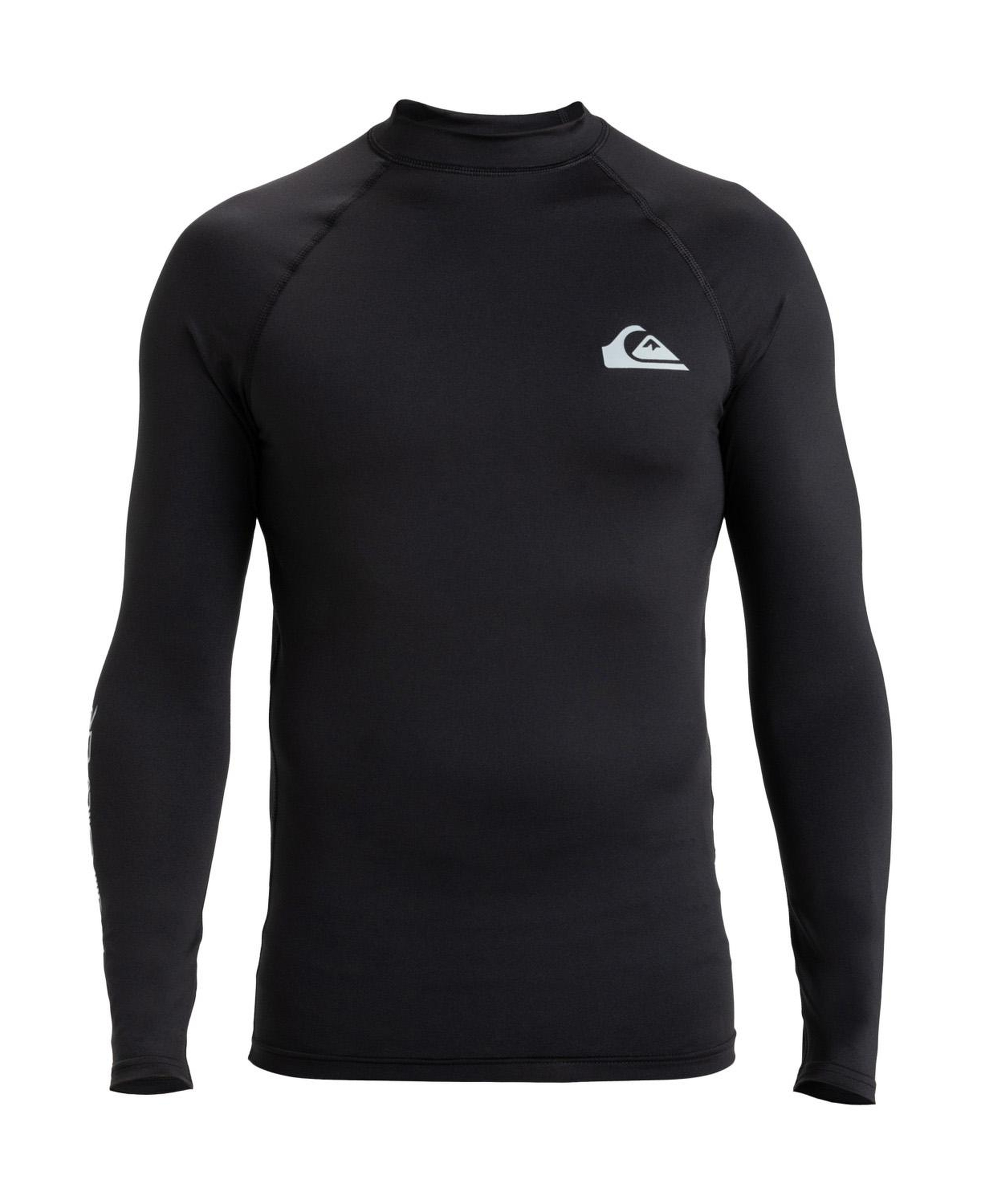 Quiksilver Everyday Upf50 Ls Erkek Siyah Likra