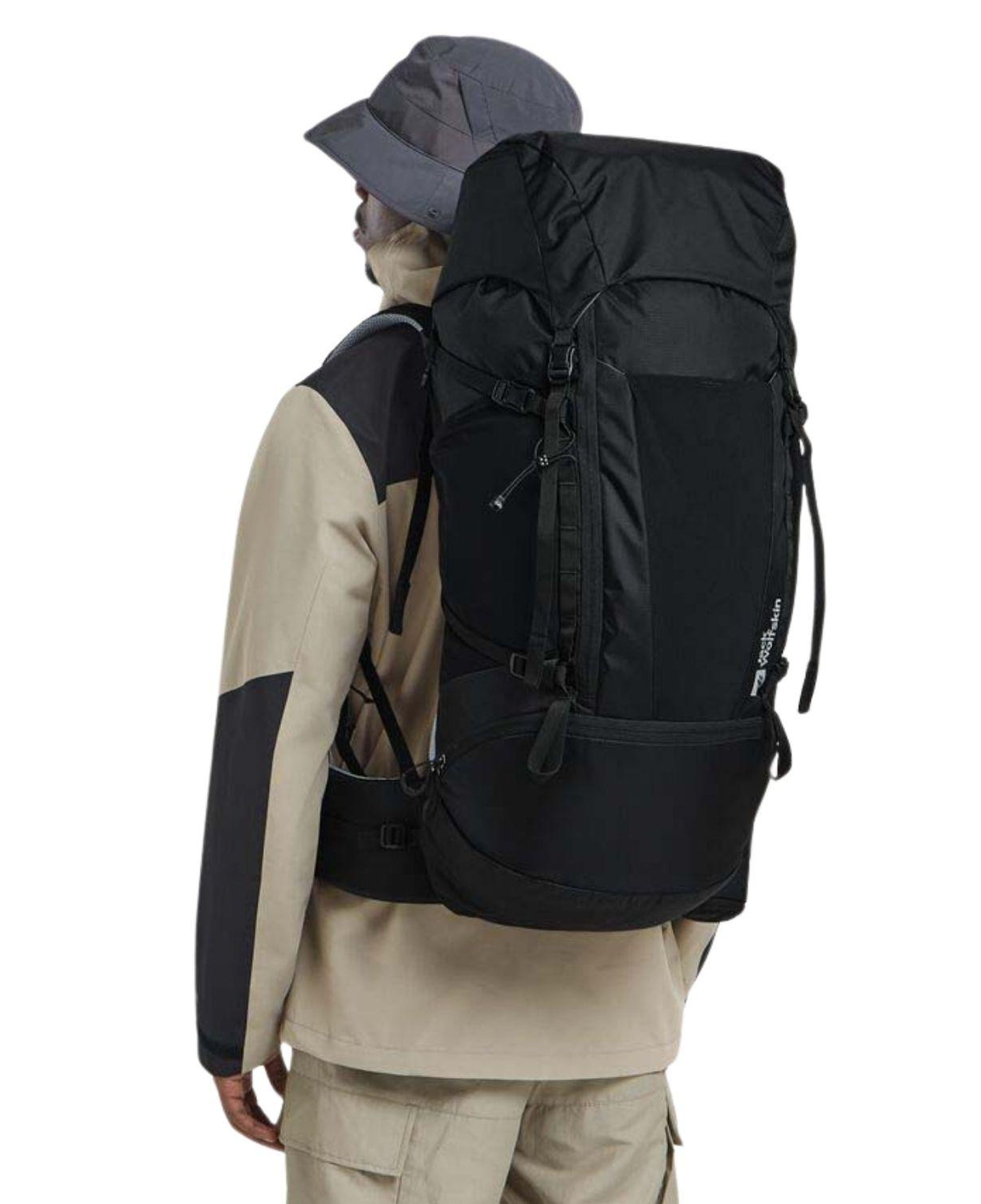 Jack Wolfskin Trailflair 50 S-l Uni̇sex Siyah Sırt Çantası