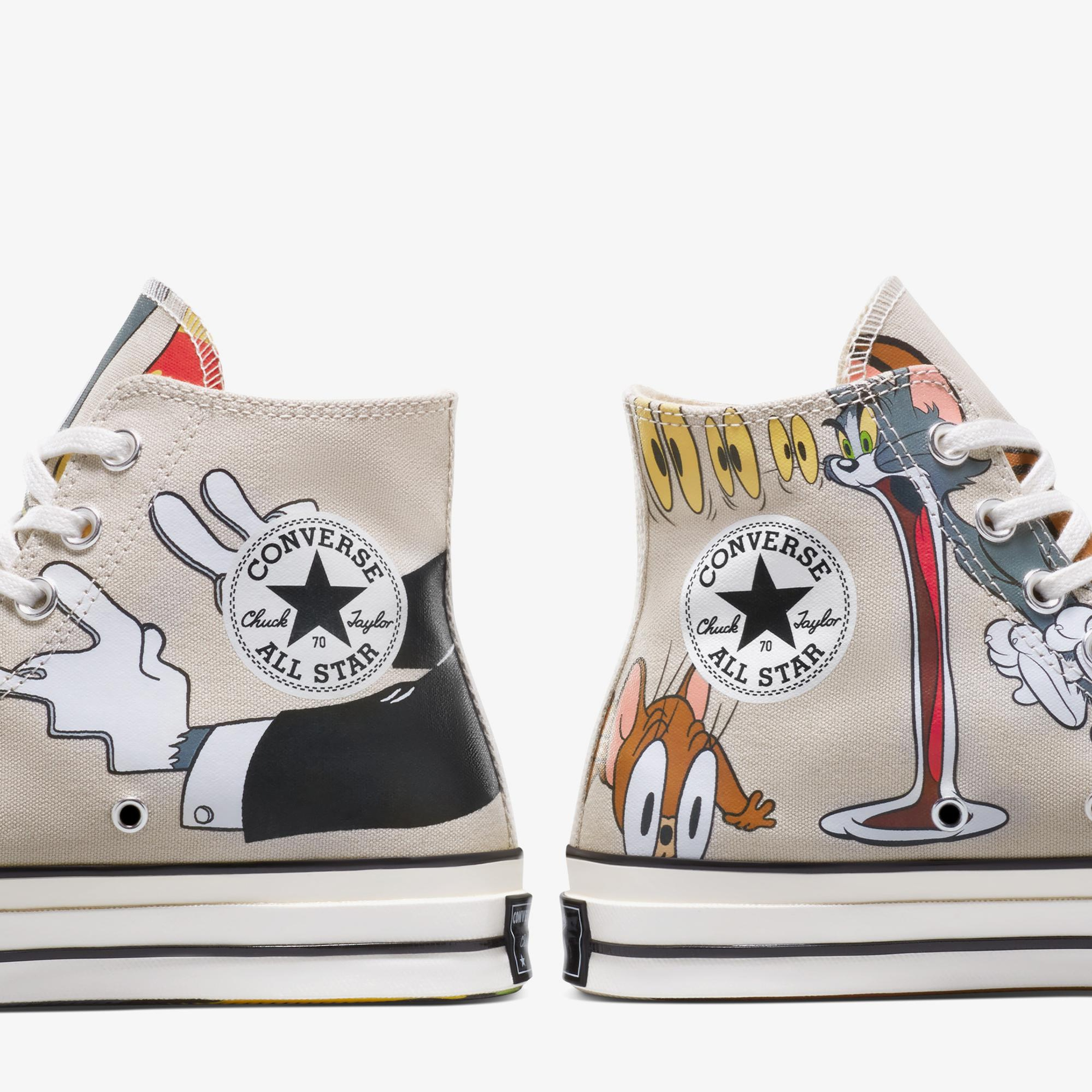 Converse x Tom & Jerry Chuck 70 Unisex Bej Sneaker