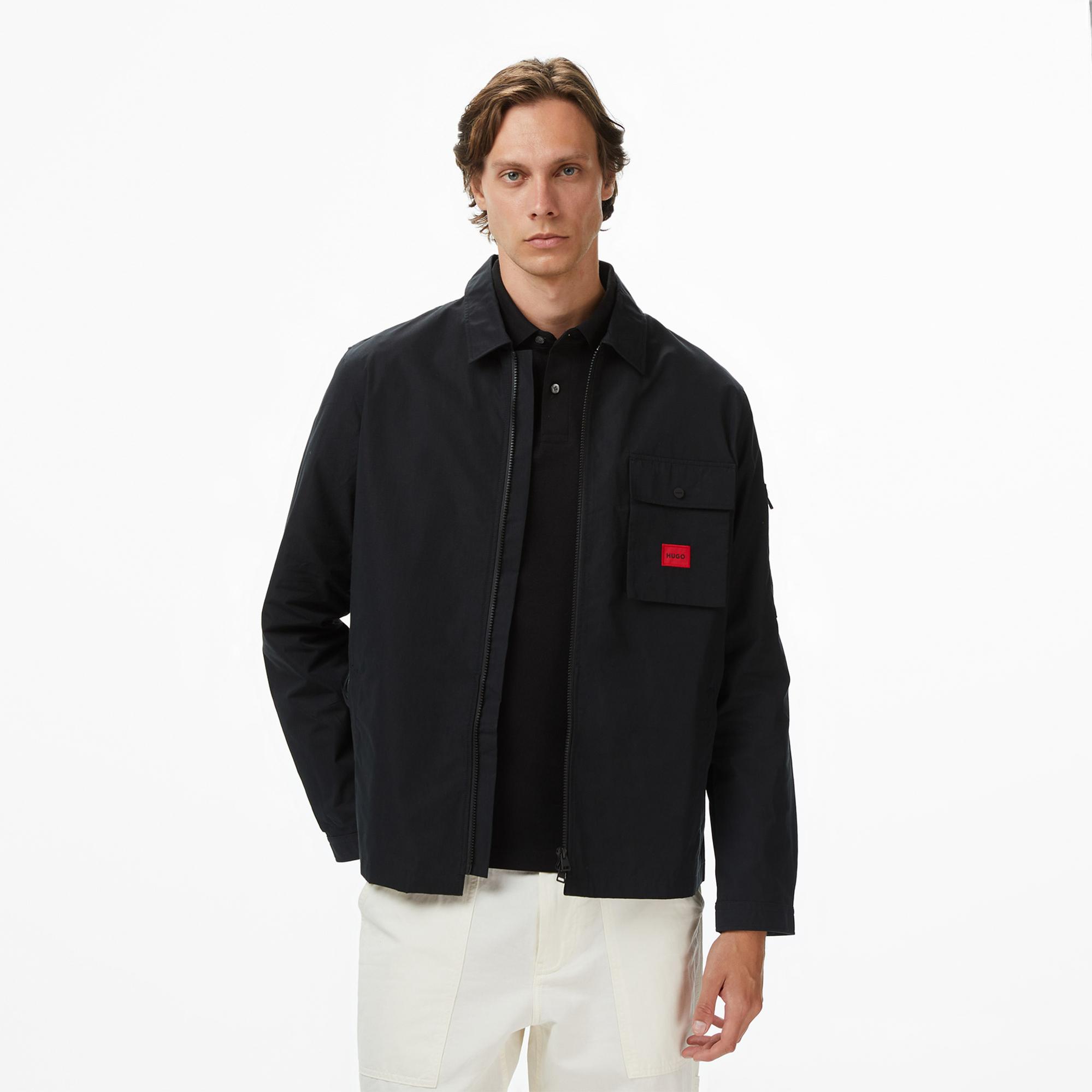 Hugo Emmond Erkek Siyah Gömlek
