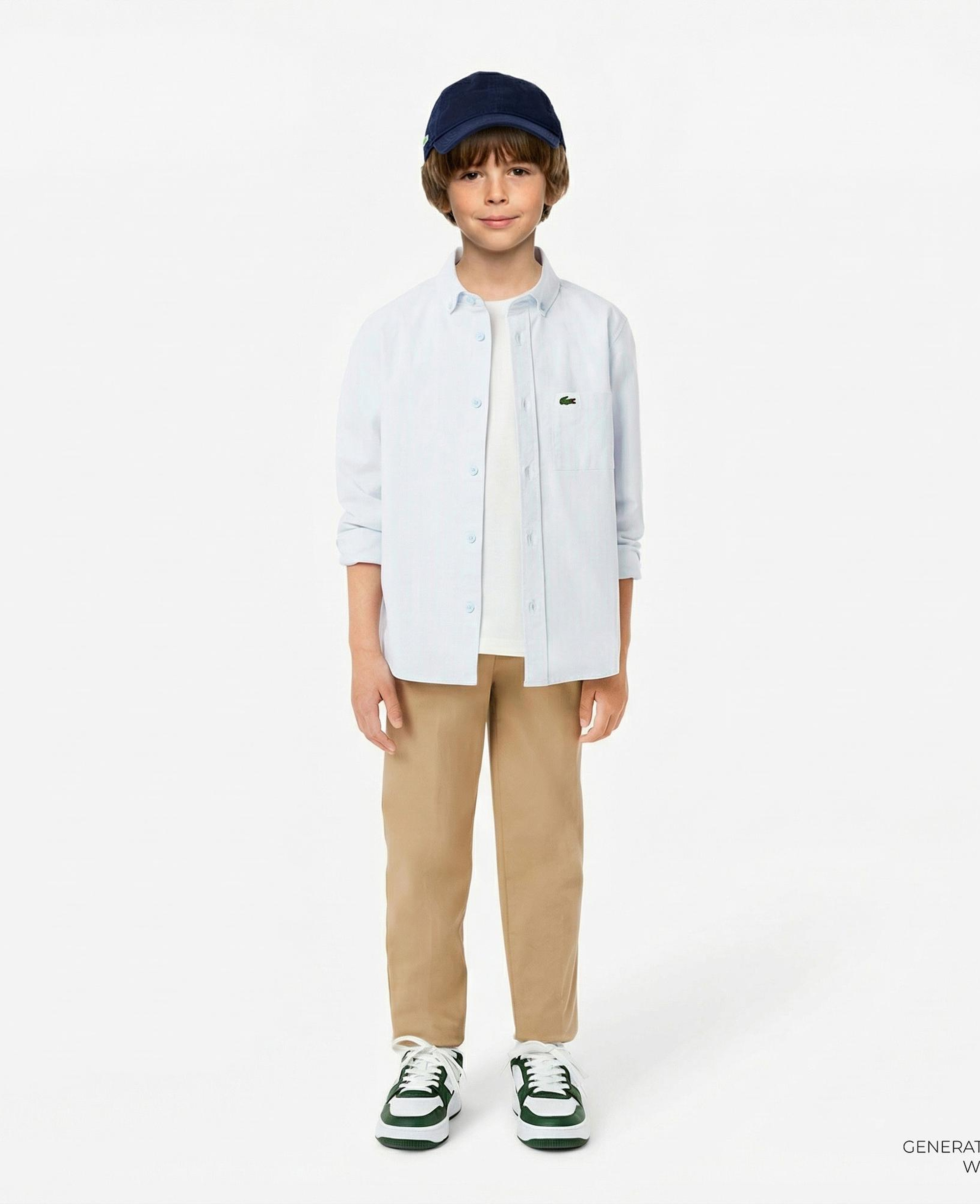 Lacoste Çocuk Regular Fit Bej Pantolon