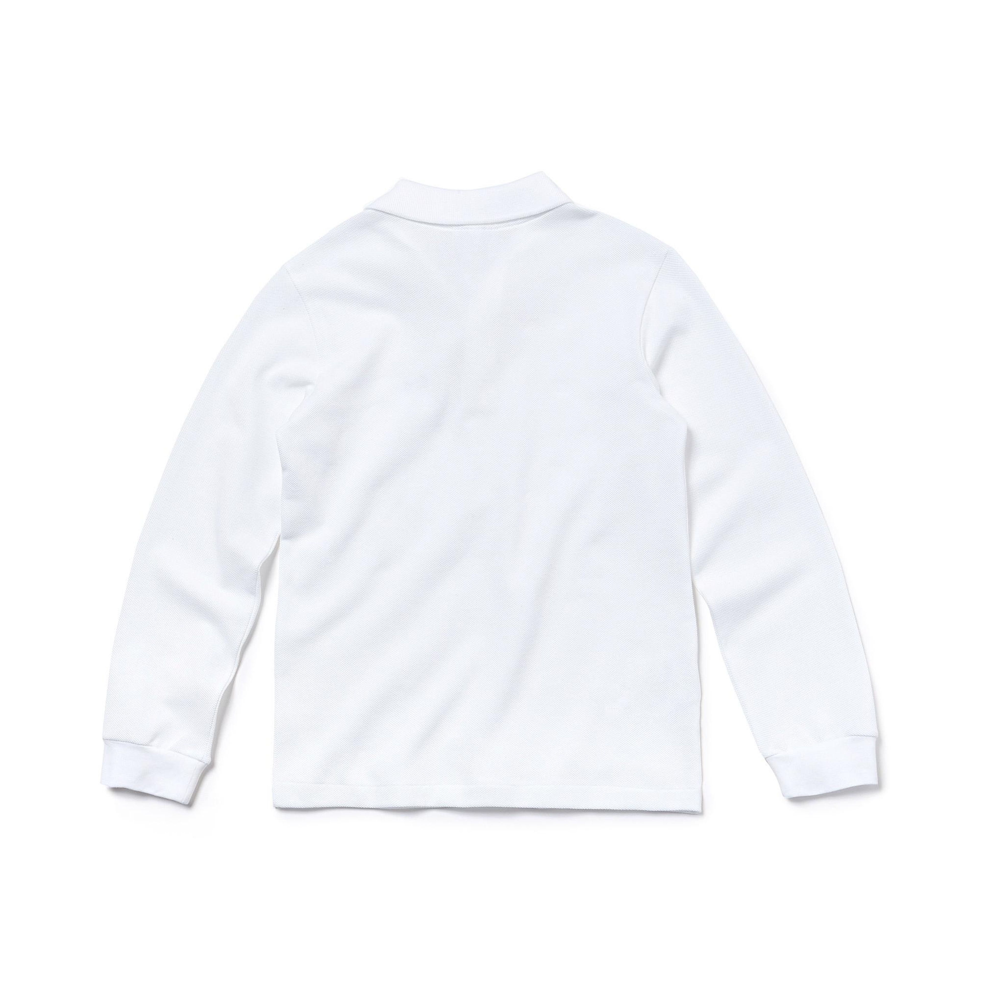 Lacoste Erkek Çocuk Regular Fit Uzun Kollu Beyaz Polo
