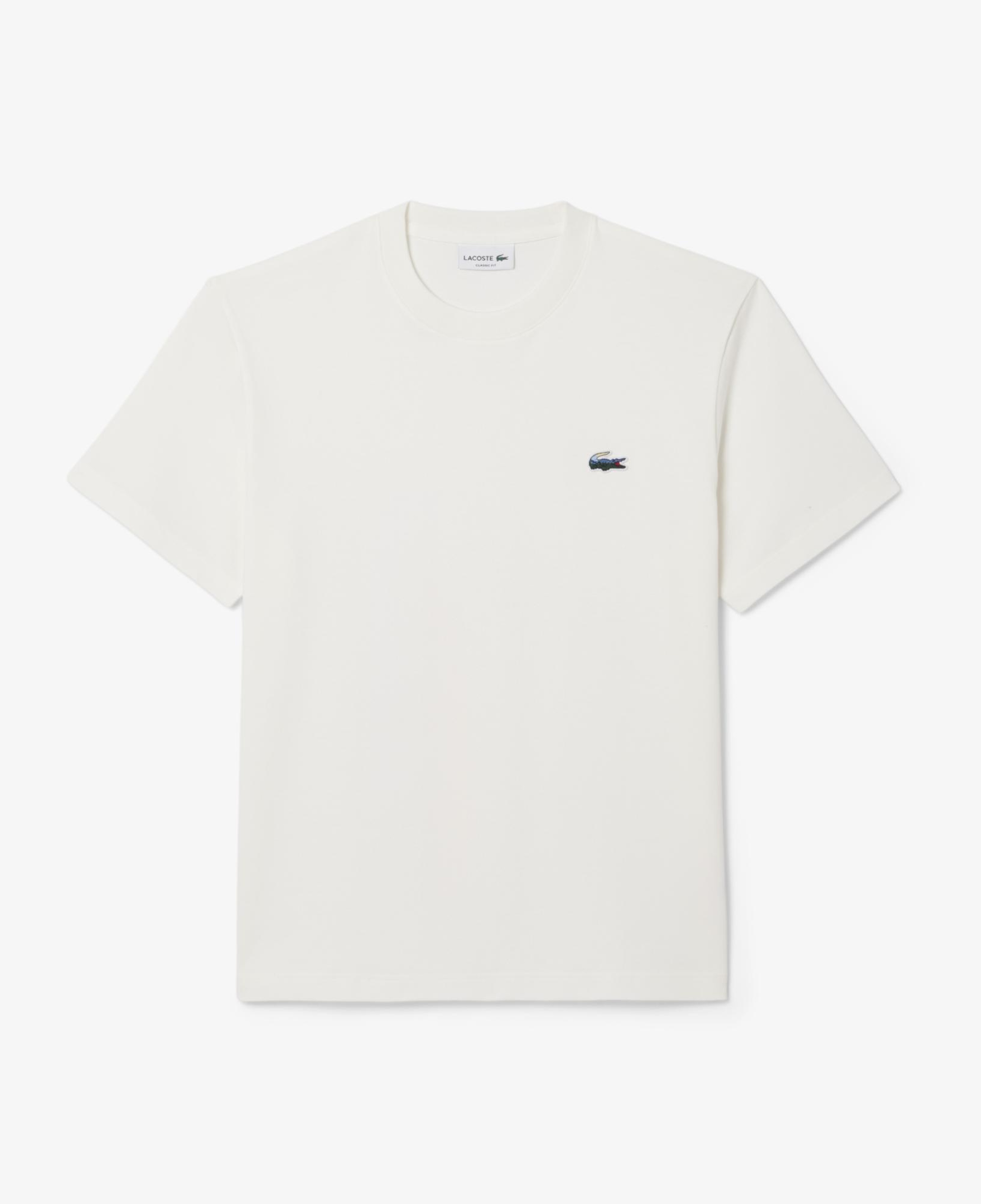 Lacoste Erkek Classic Fit Bisiklet Yaka Beyaz T-Shirt