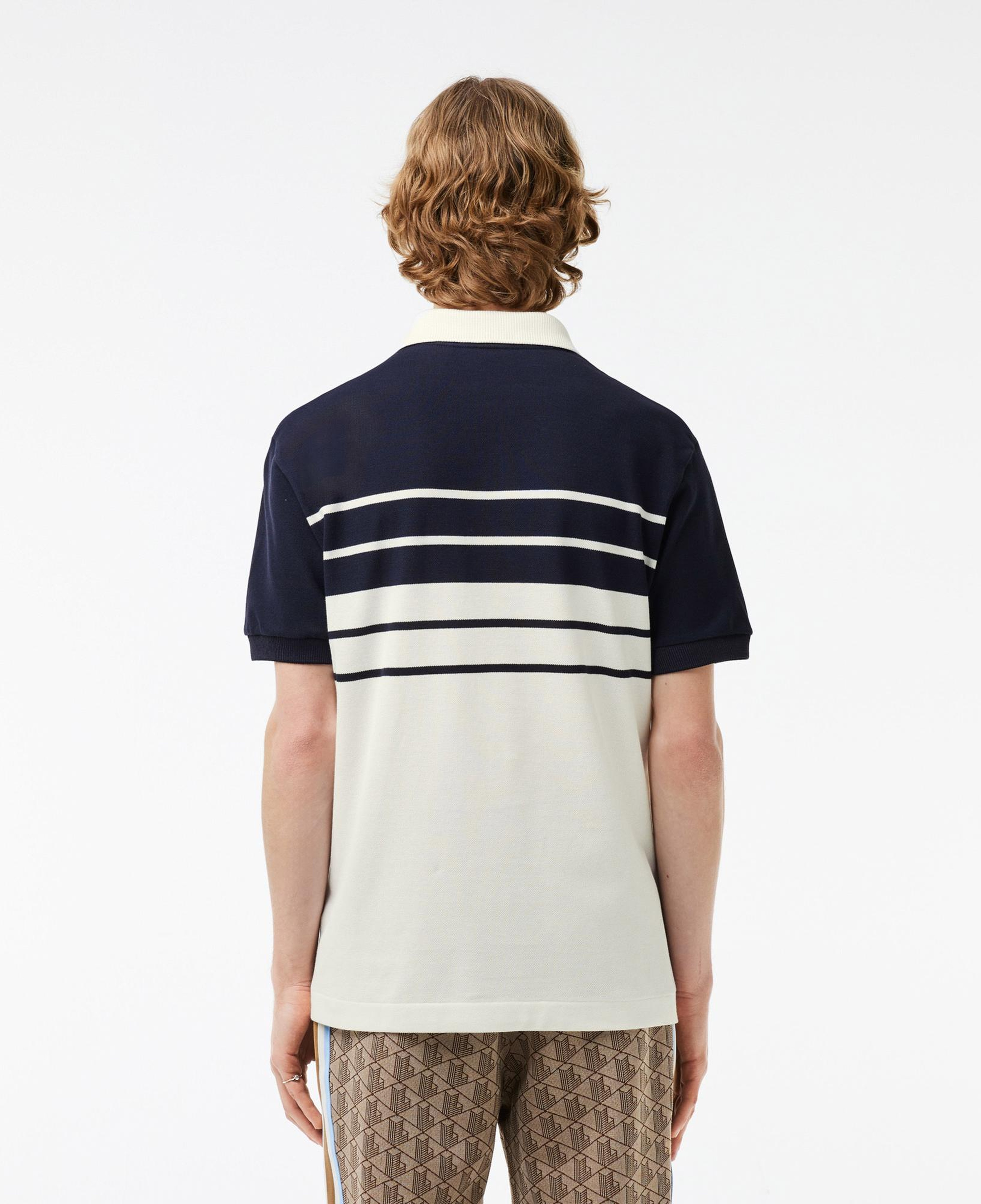 Lacoste L.12.12 Erkek Classic Fit Renk Bloklu Beyaz Polo