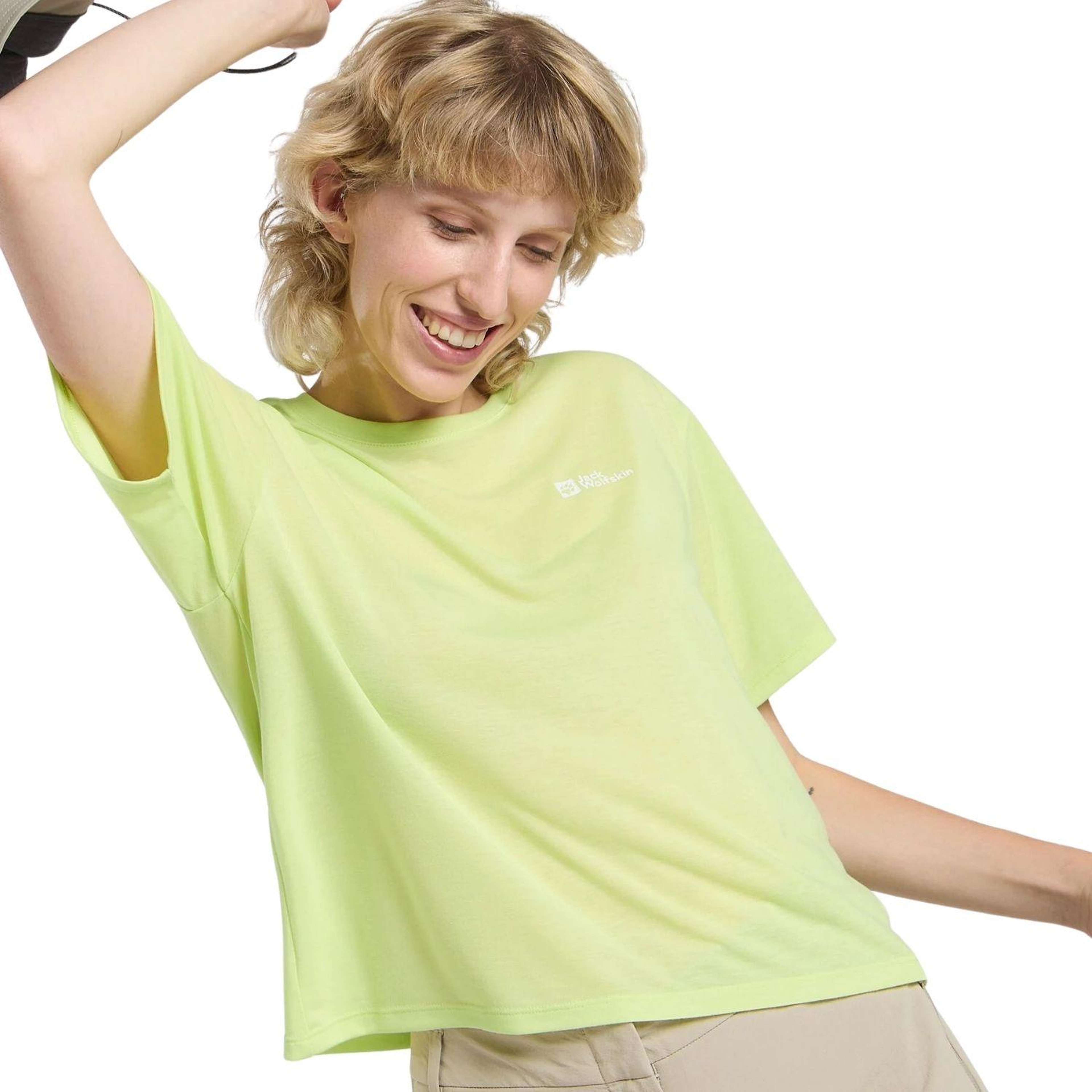 Jack Wolfskin Vonnan Crop T Kadın Tişört