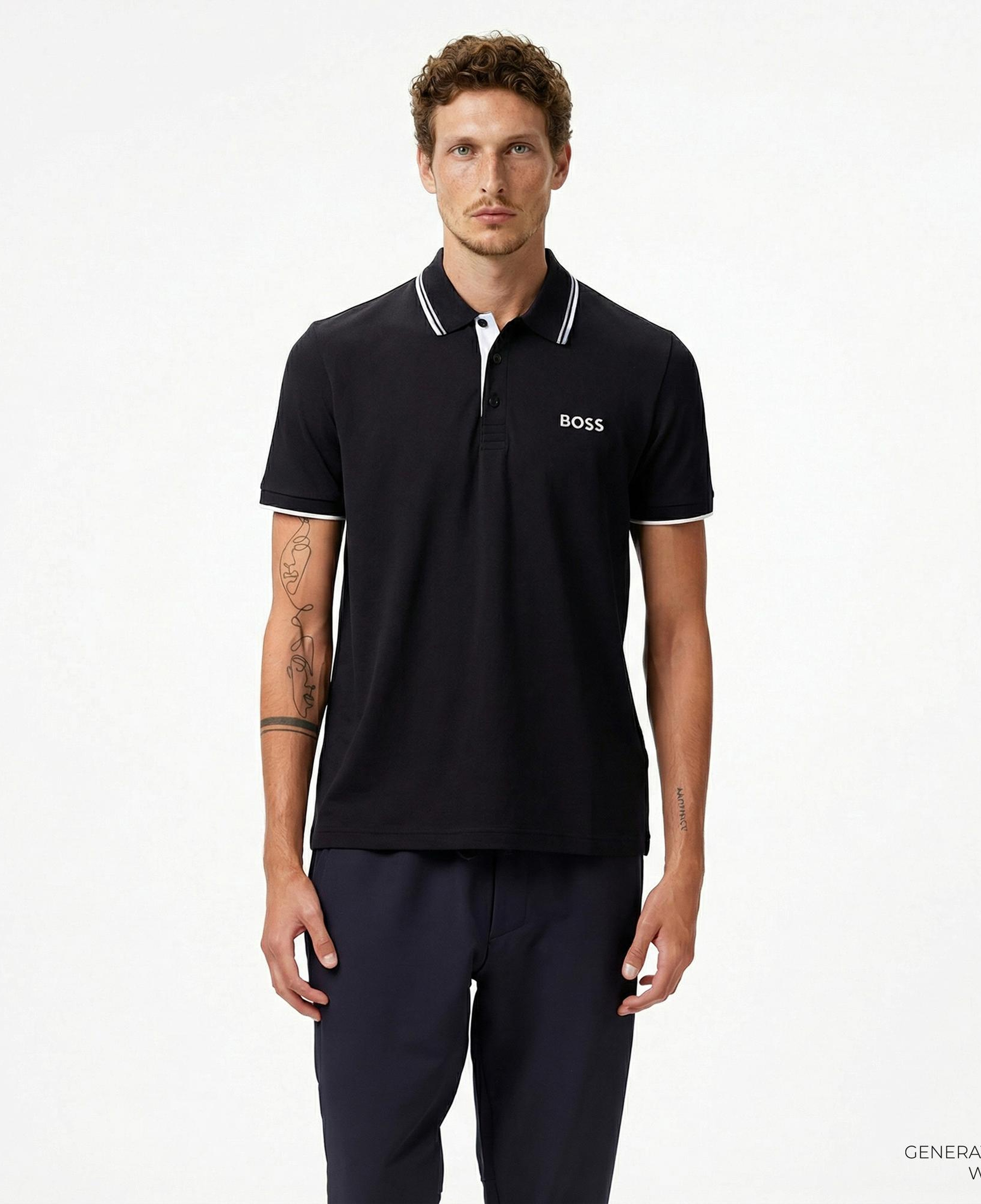 Boss Paddy Pro Erkek Koyu Mavi Polo