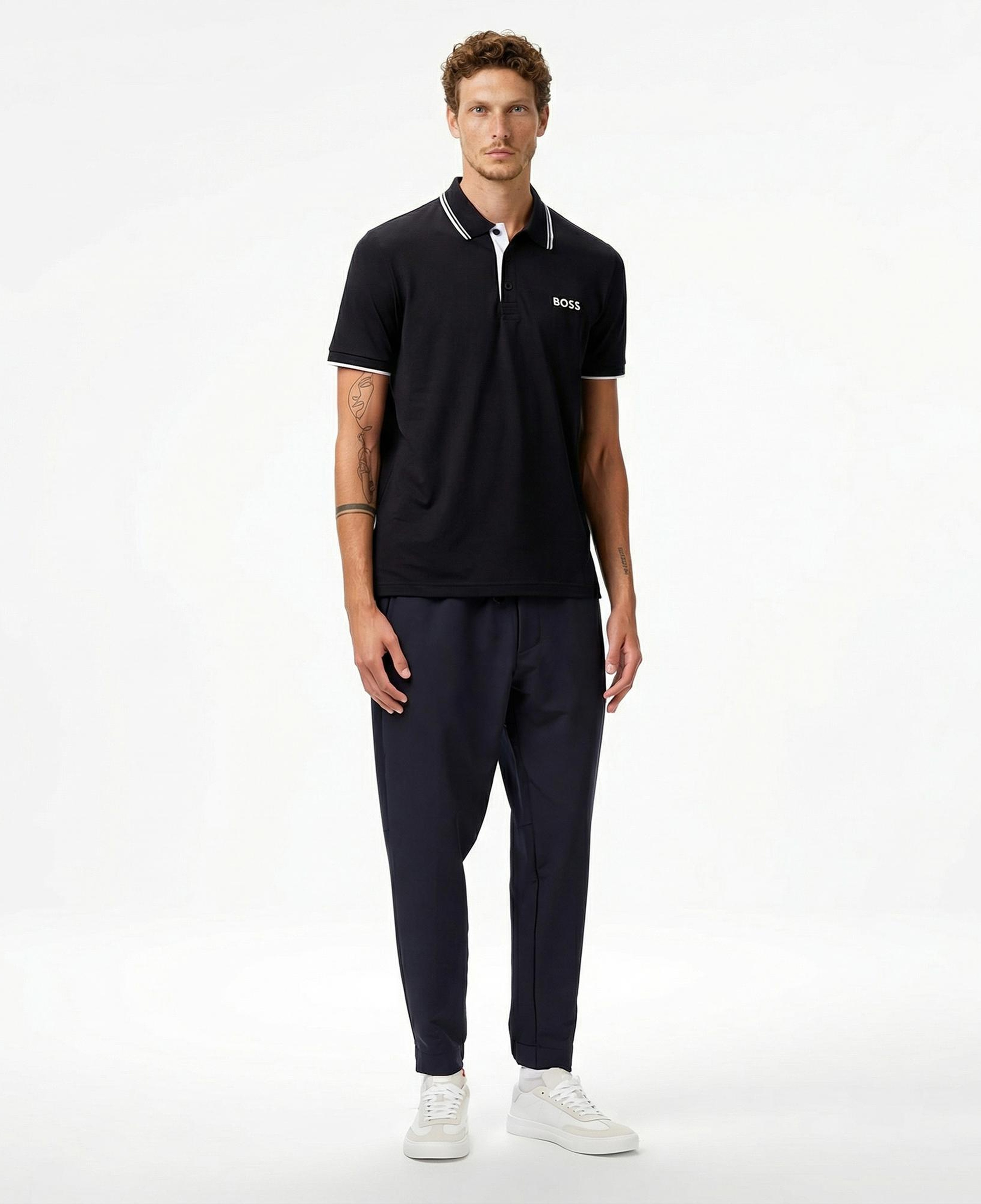 Boss Paddy Pro Erkek Koyu Mavi Polo