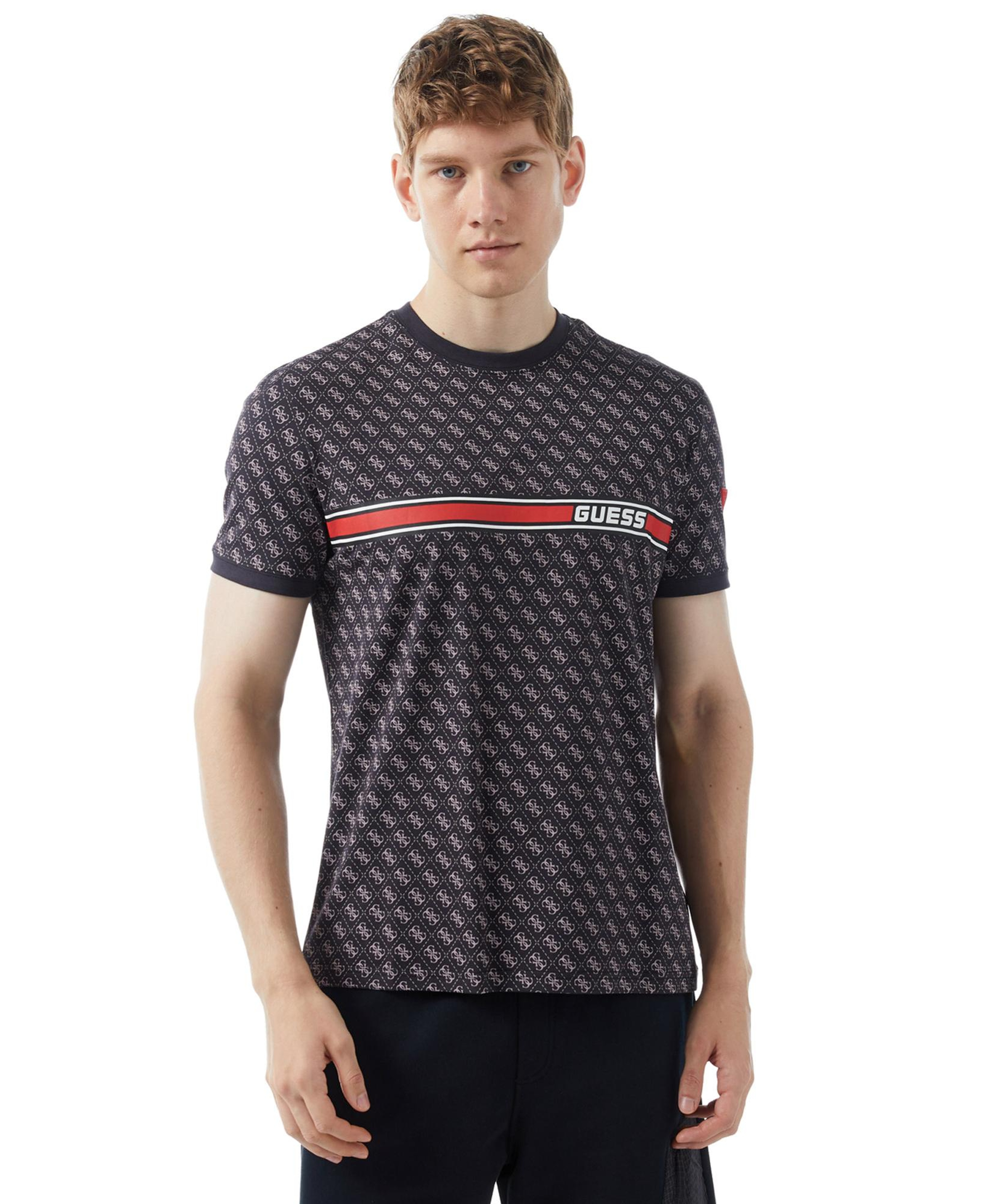 Guess Jamey Mid Organic Erkek Siyah T-Shirt