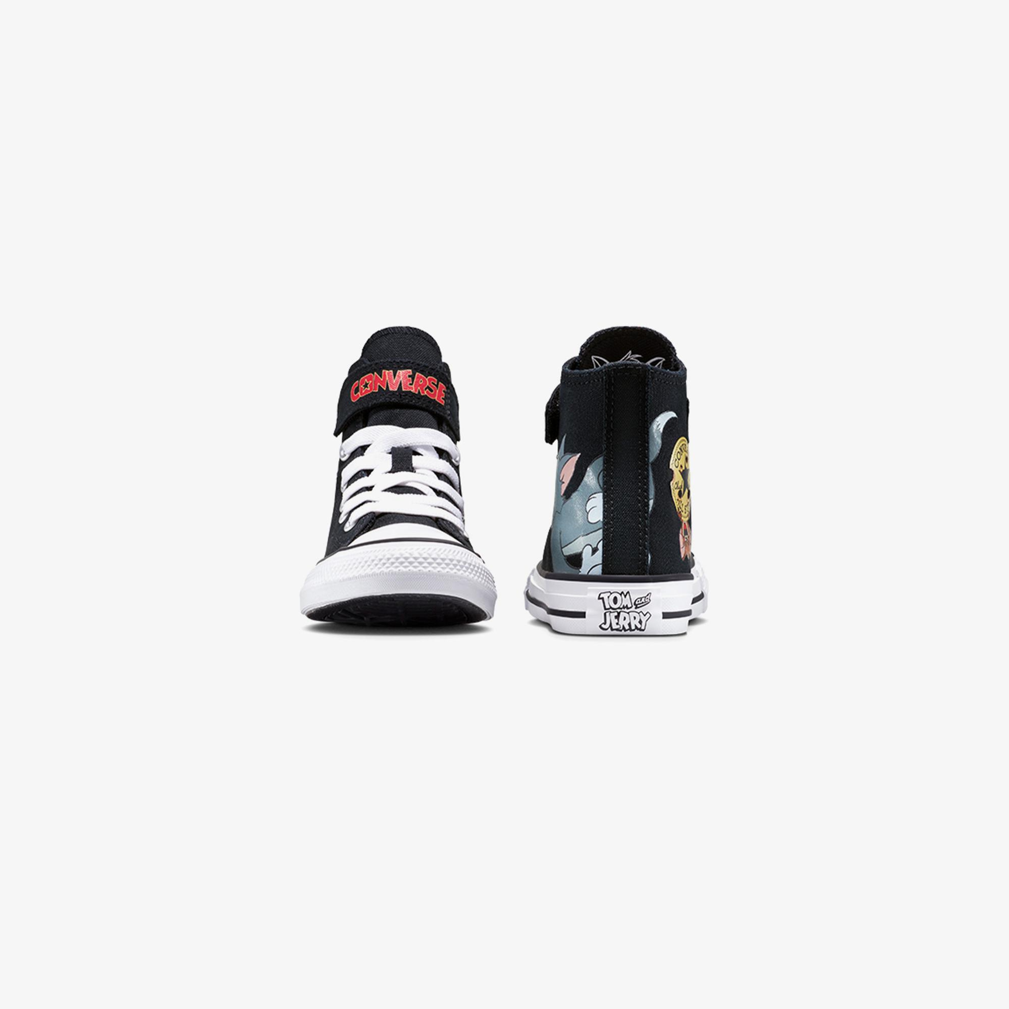 Converse X Tom & Jerry Chuck Taylor All Star Easy-On Çocuk Siyah Sneaker