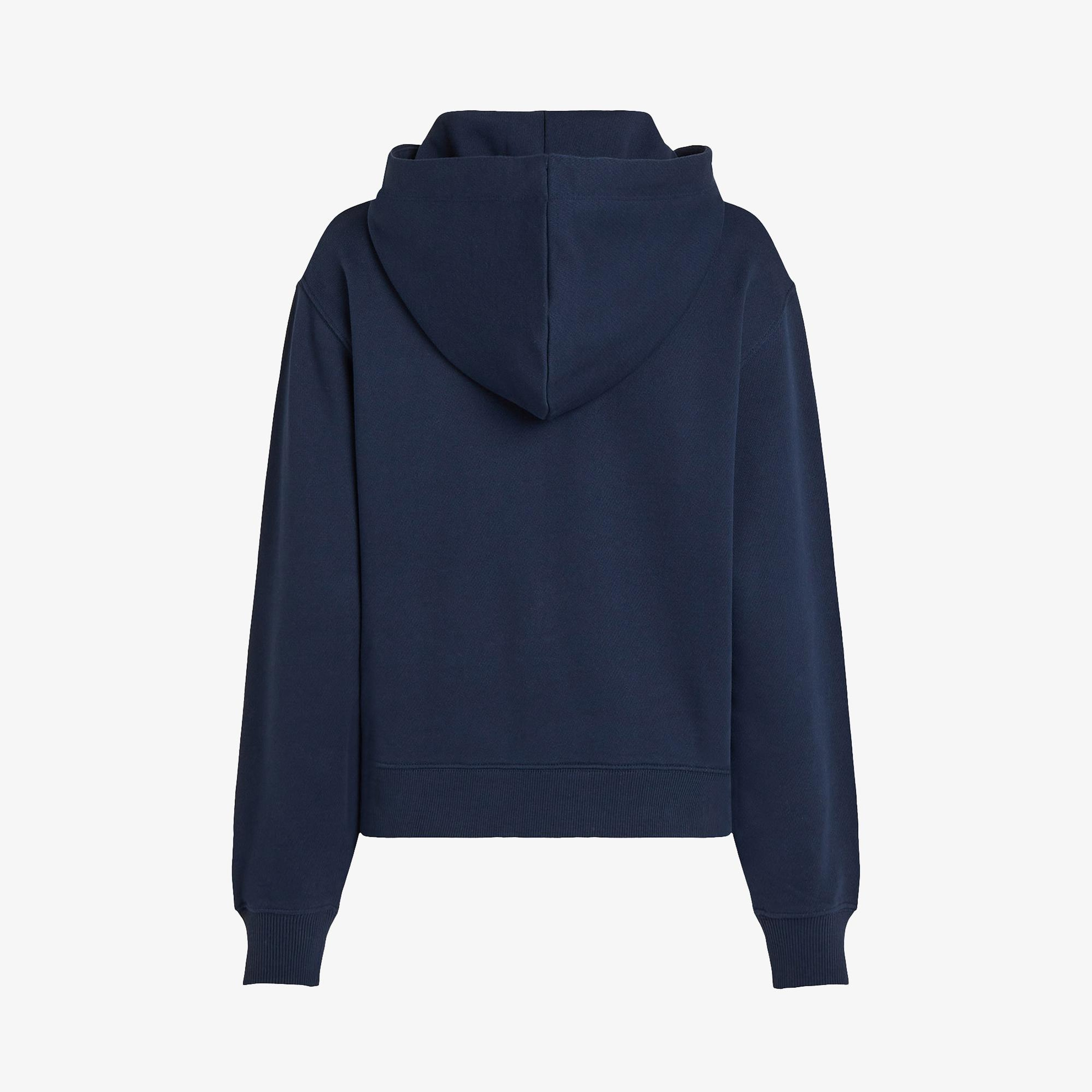 Tommy Hilfiger Reg Varsity Zip Kadın Lacivert Hoodie