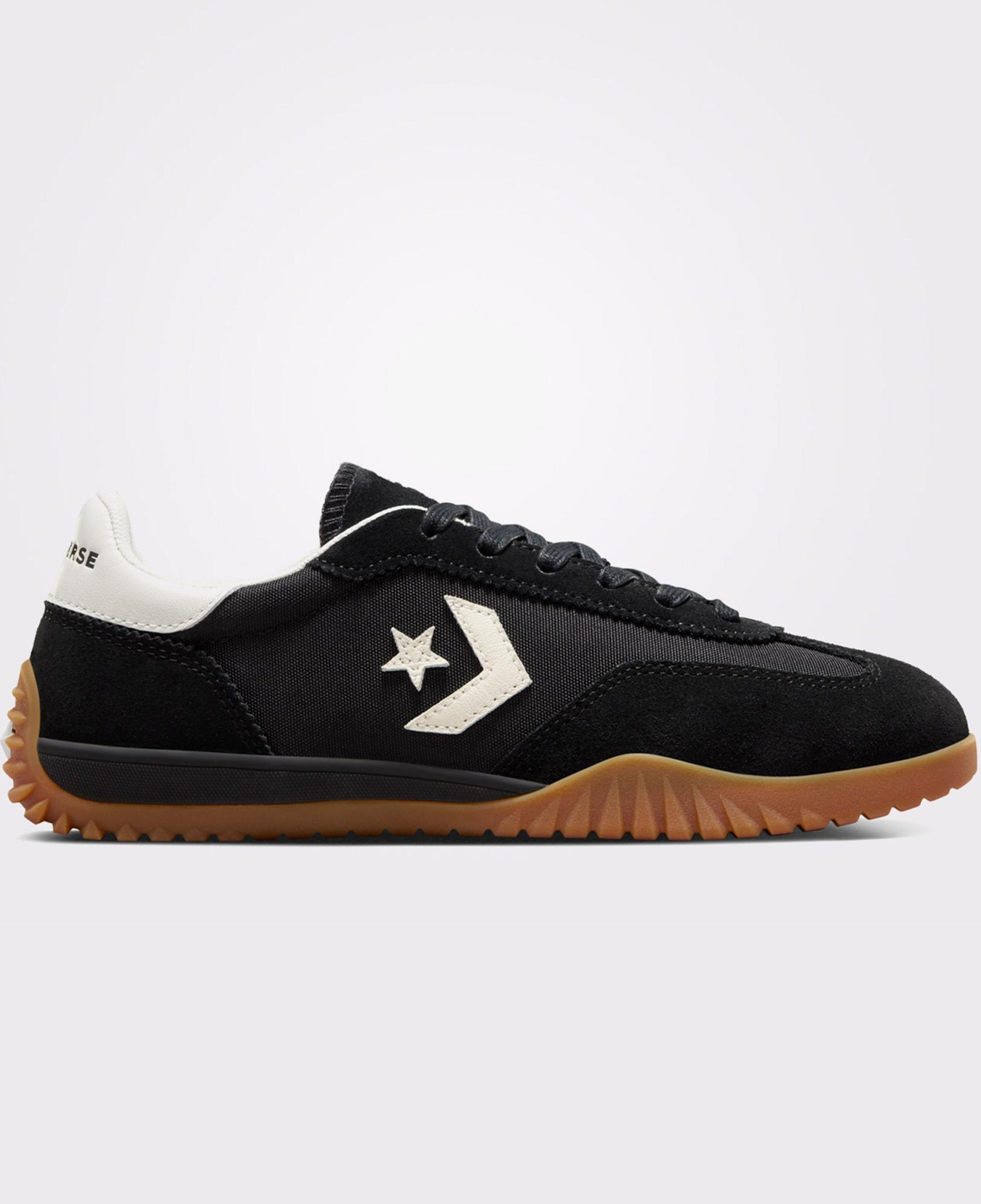 Converse Run Star Trainer Unisex Siyah Süet Sneaker