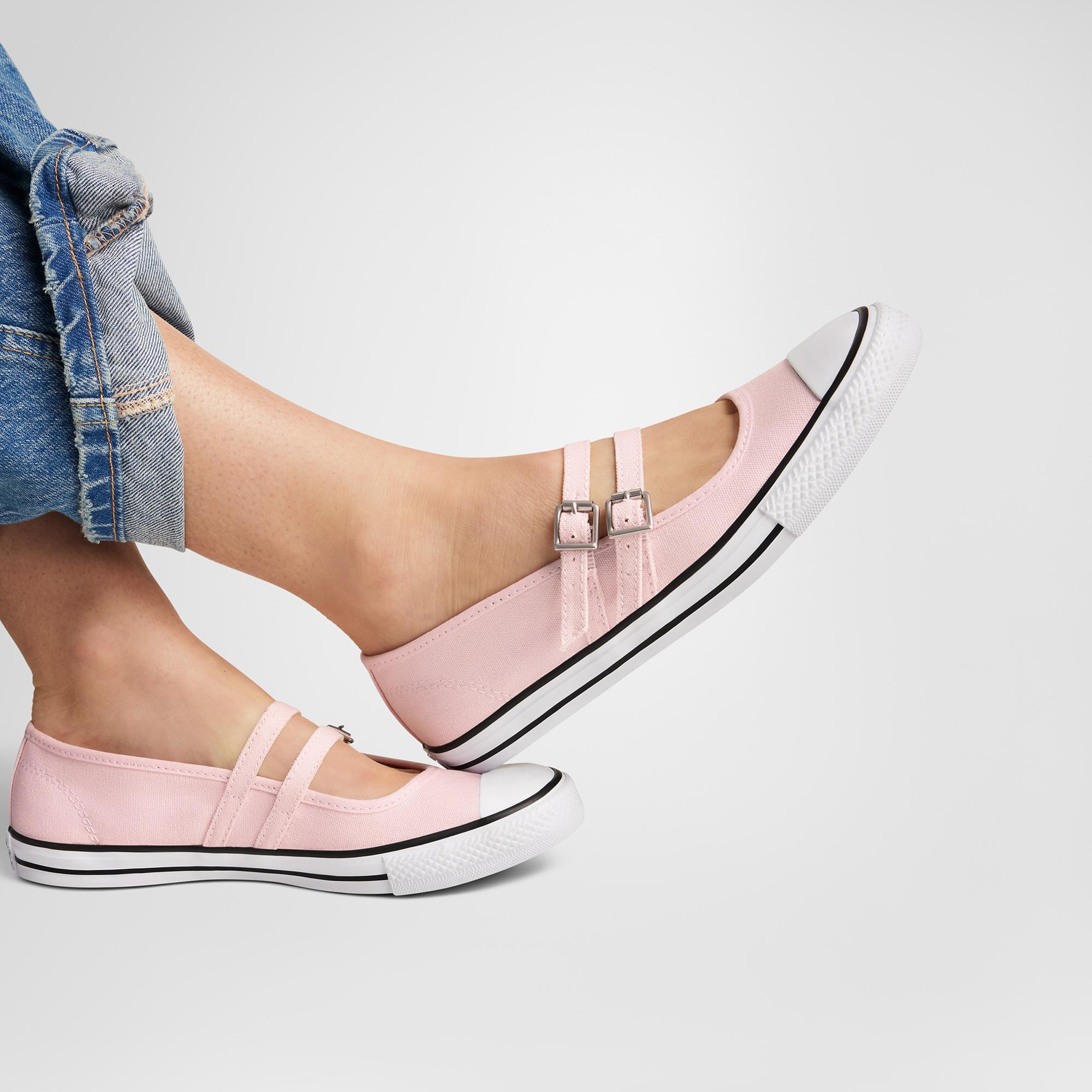 Converse Chuck Taylor All Star Dainty Mary Jane Slip On Kadın Pembe Babet