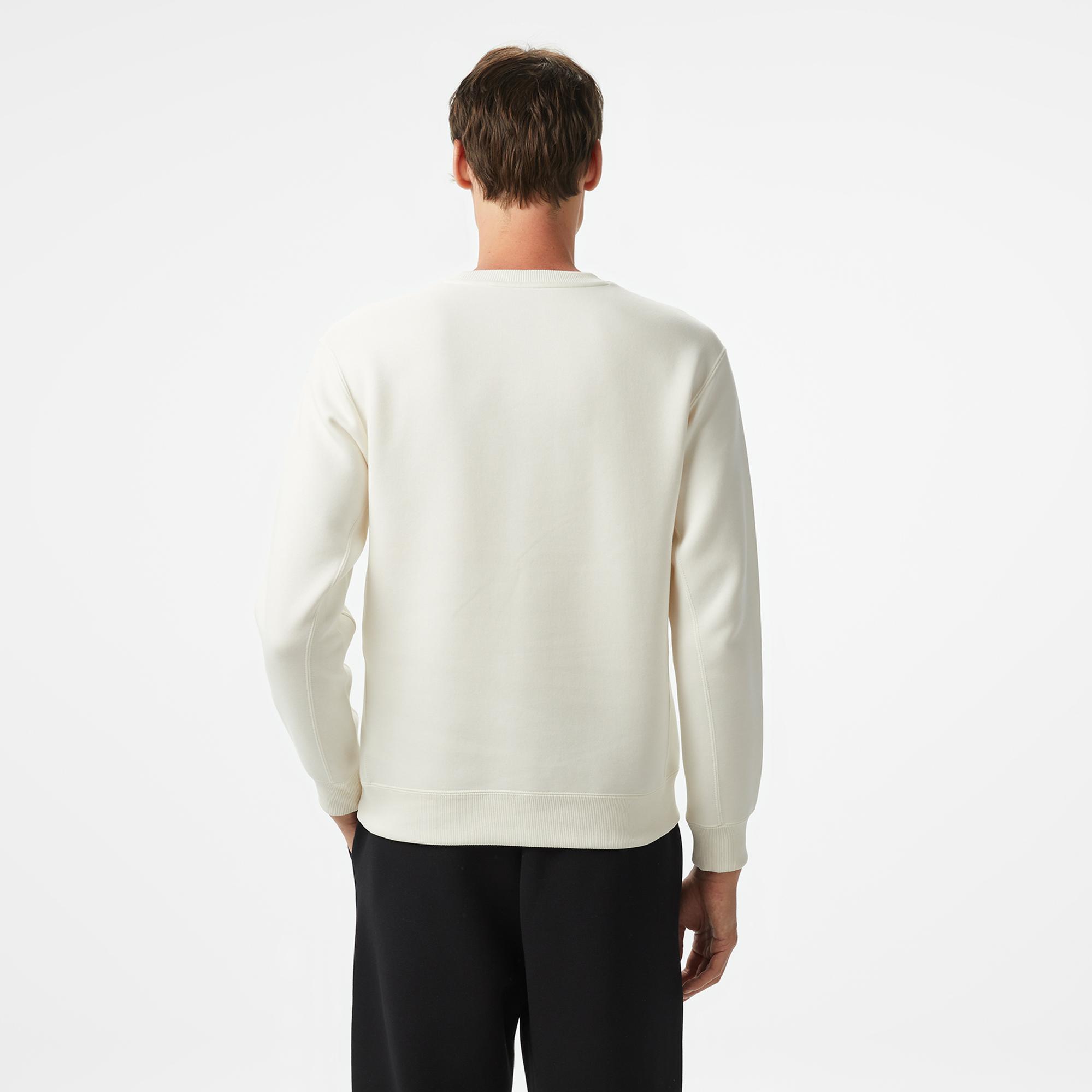 Anta Sports Club Erkek Beyaz Sweatshirt