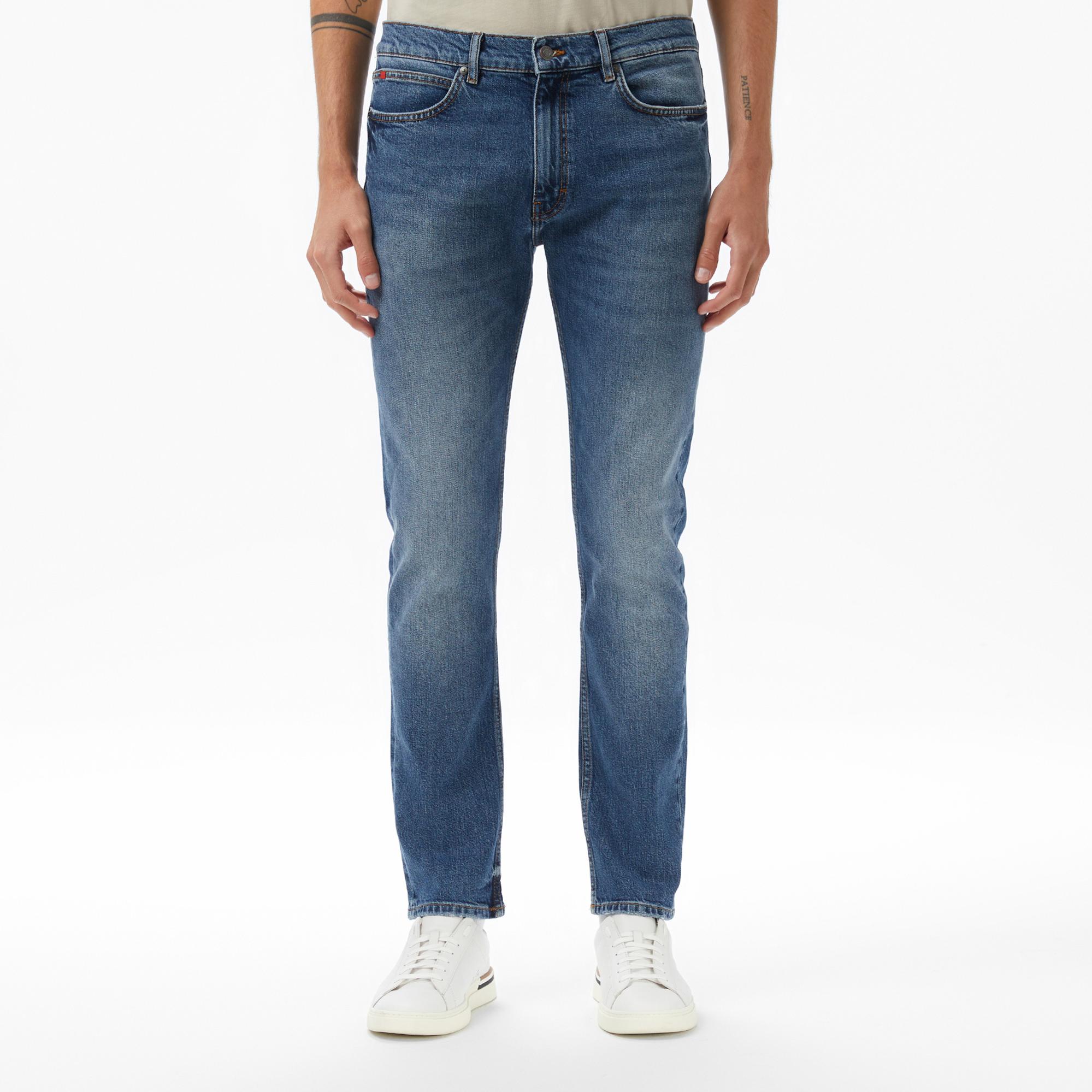 Hugo 708 Erkek Mavi Jean