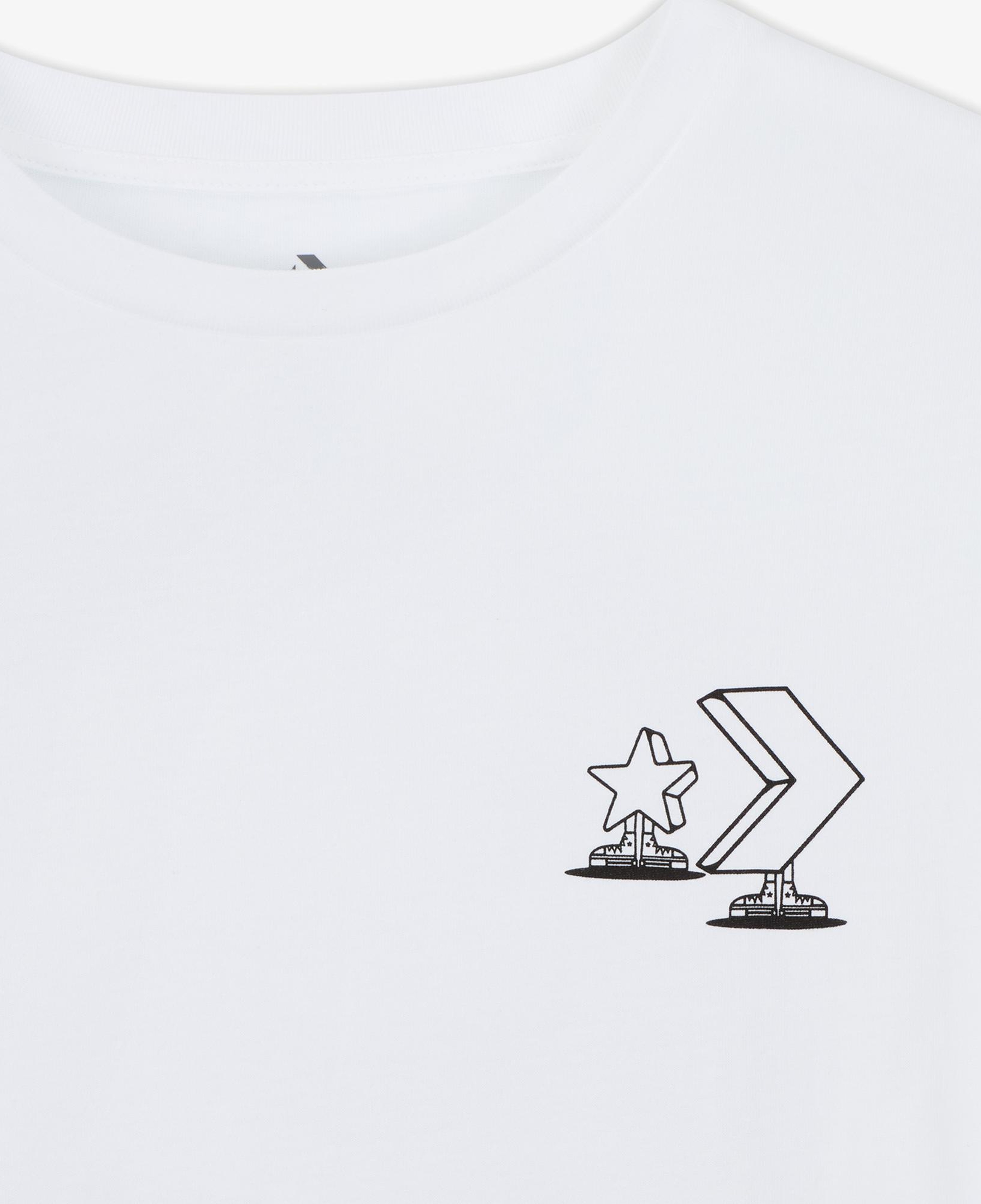 Converse Erkek Grafik Baskılı Beyaz T-Shirt