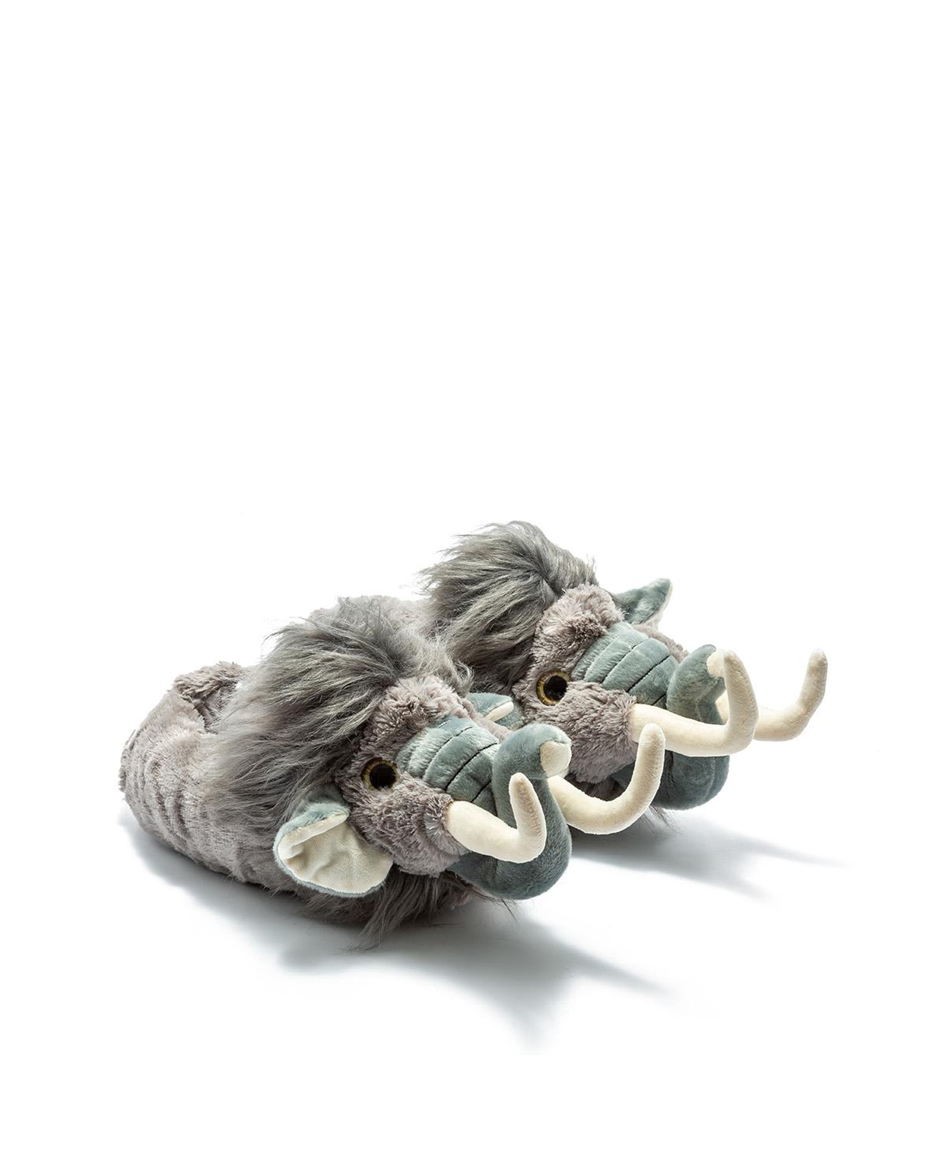 Mamut Kadın,Garson Boy Hayvanlı Panduf Gri 33/38