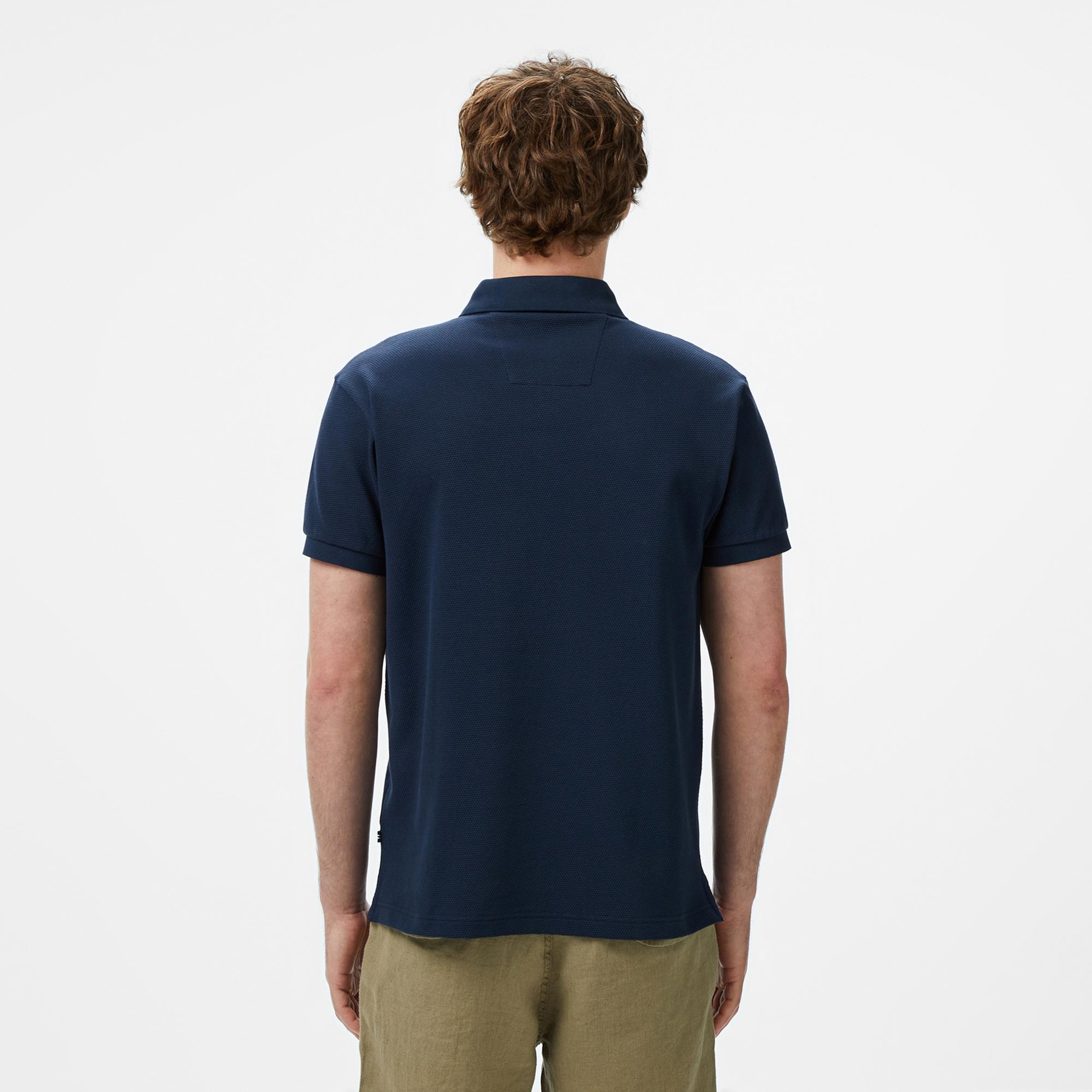 Nautica Erkek Lacivert Classic Fit Polo Yaka T-Shirt