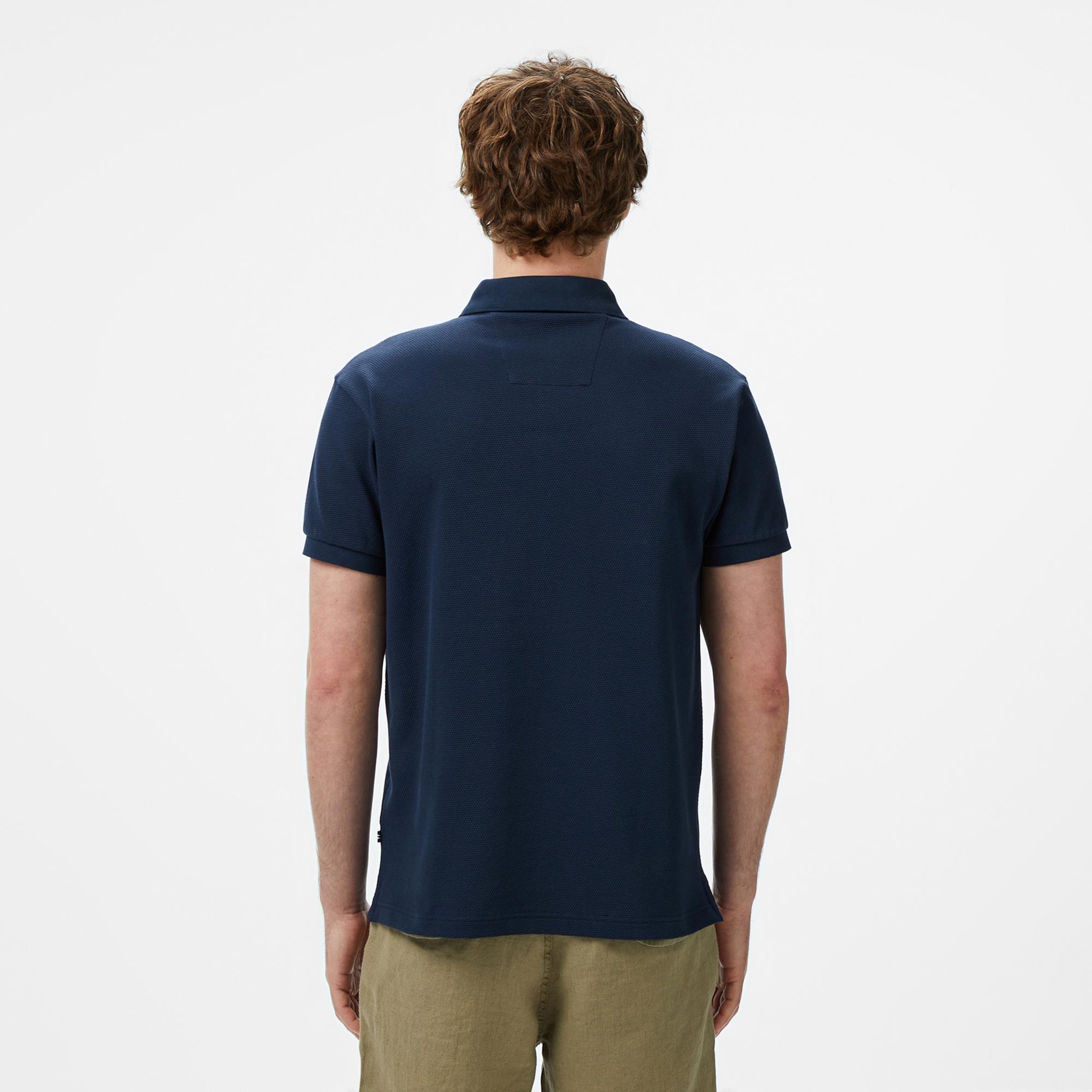 Nautica Erkek Lacivert Classic Fit Polo Yaka T-Shirt