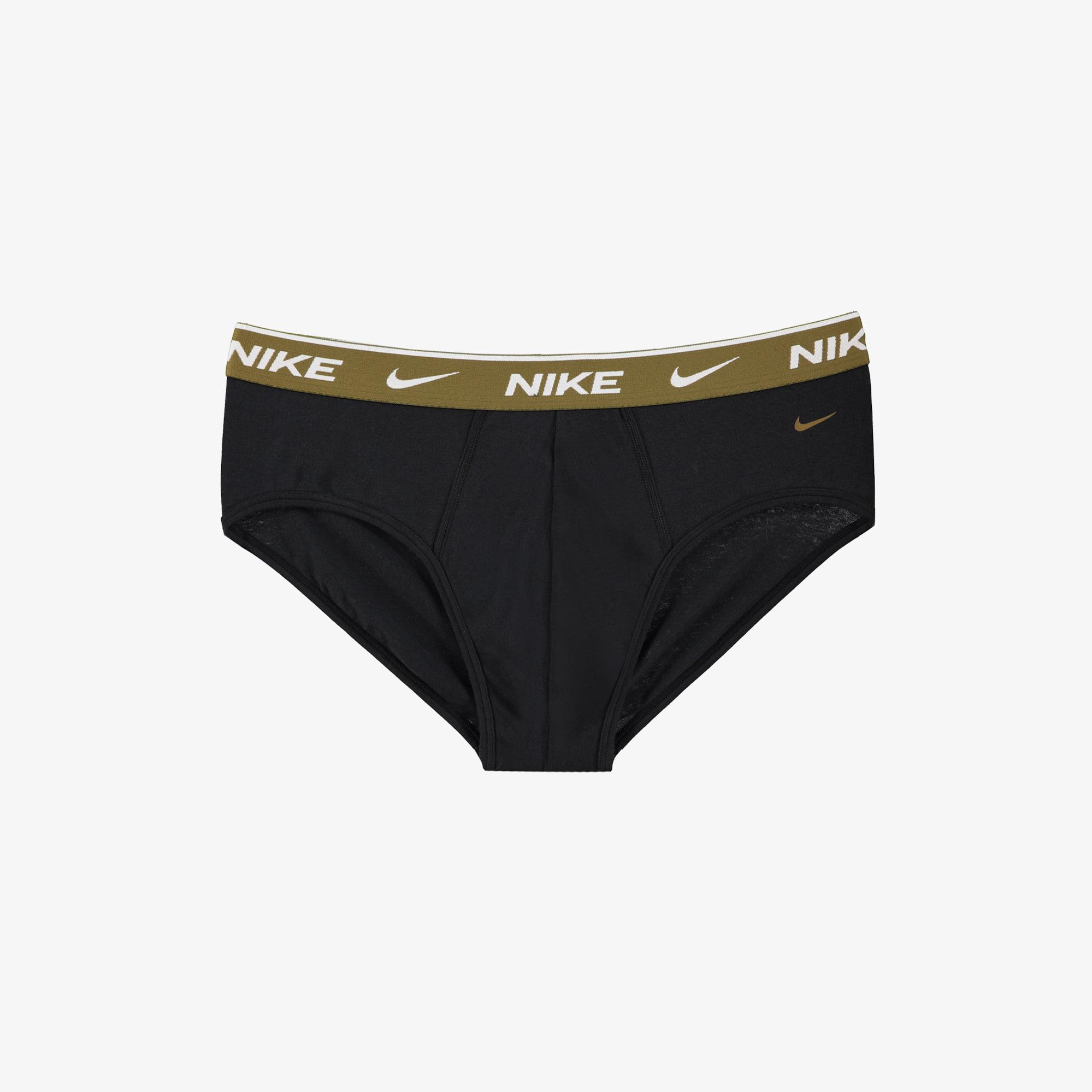 Nike Brief 2' li Erkek Siyah Boxer