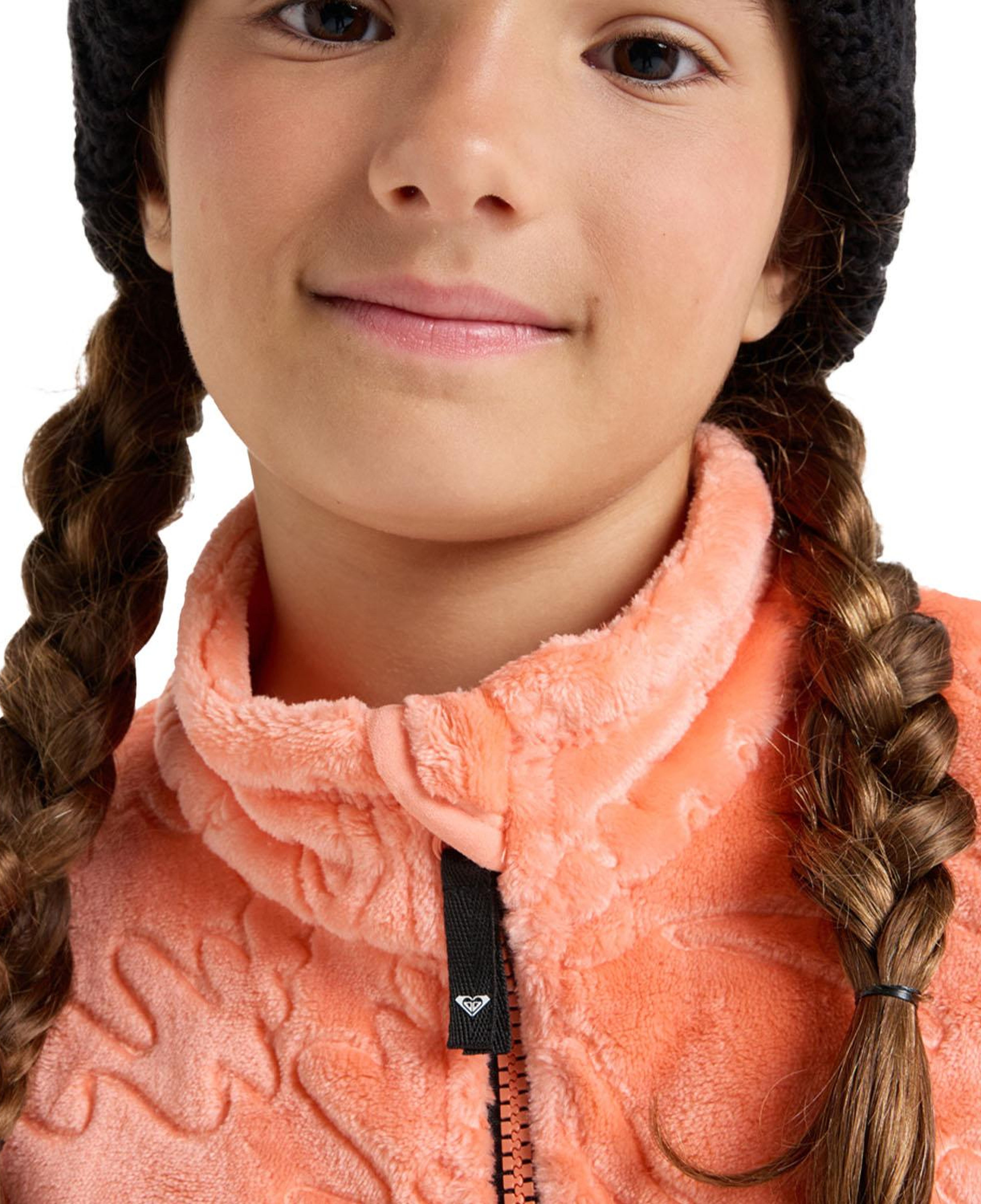 Roxy Igloo Girl Kız Çocuk Turuncu Polar Ceket